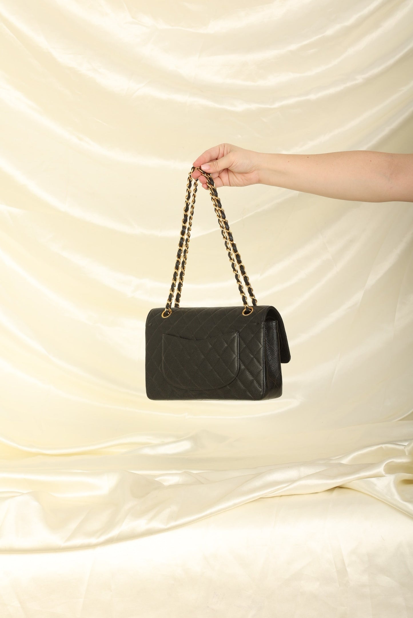 Chanel 2005 Caviar Medium Double Flap
