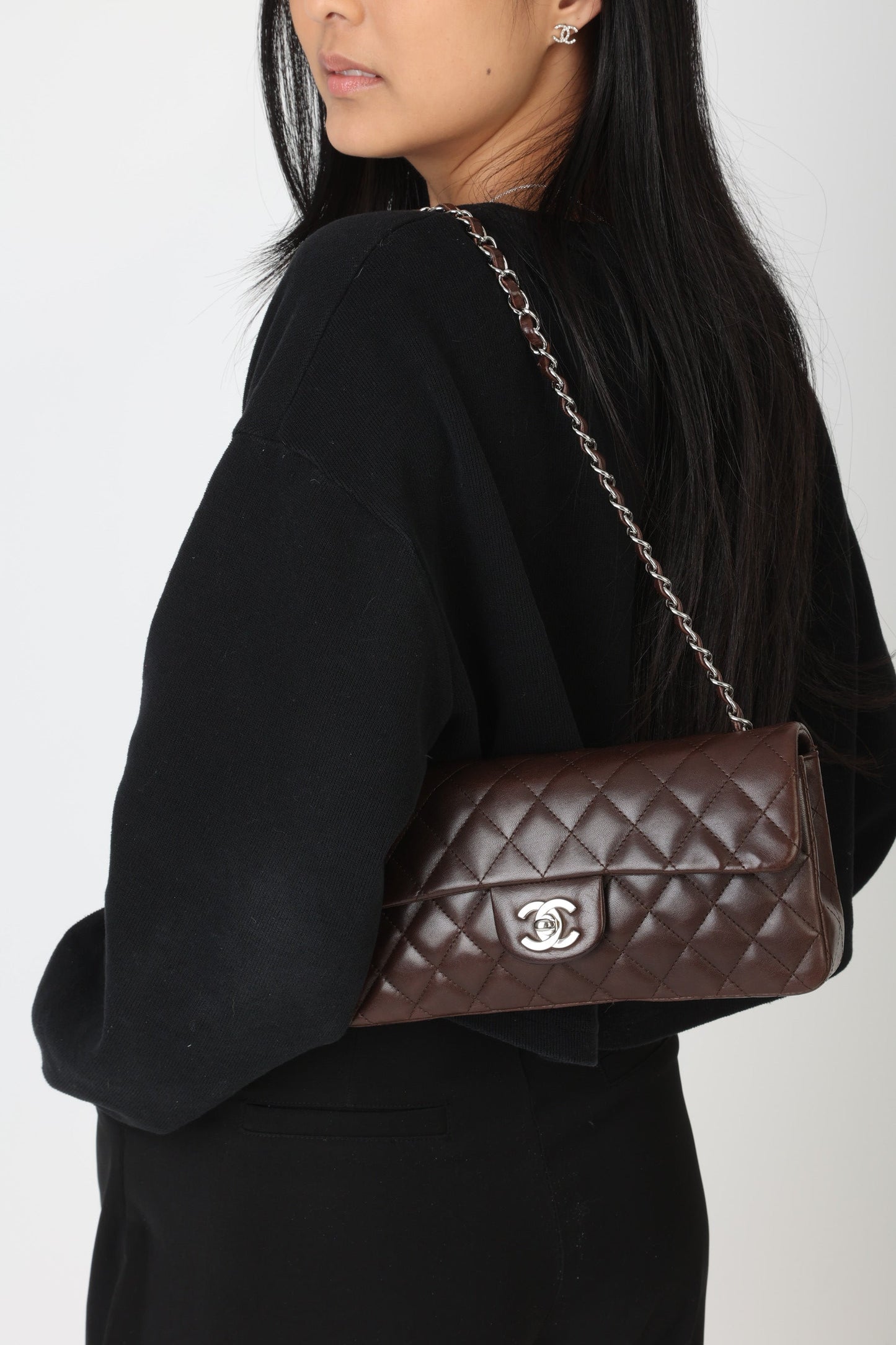 Chanel 2005 Lambskin East West Flap
