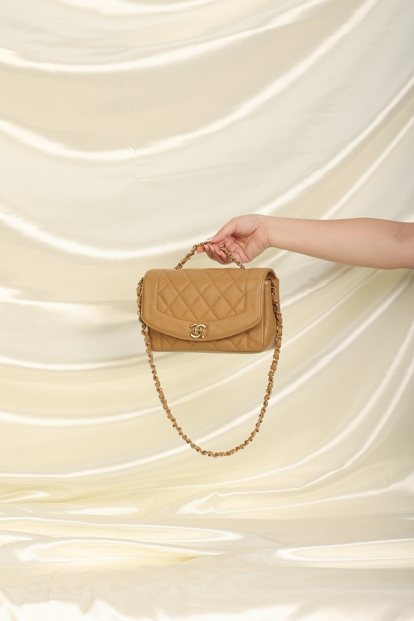 Extremely Rare Chanel Caviar Small Diana