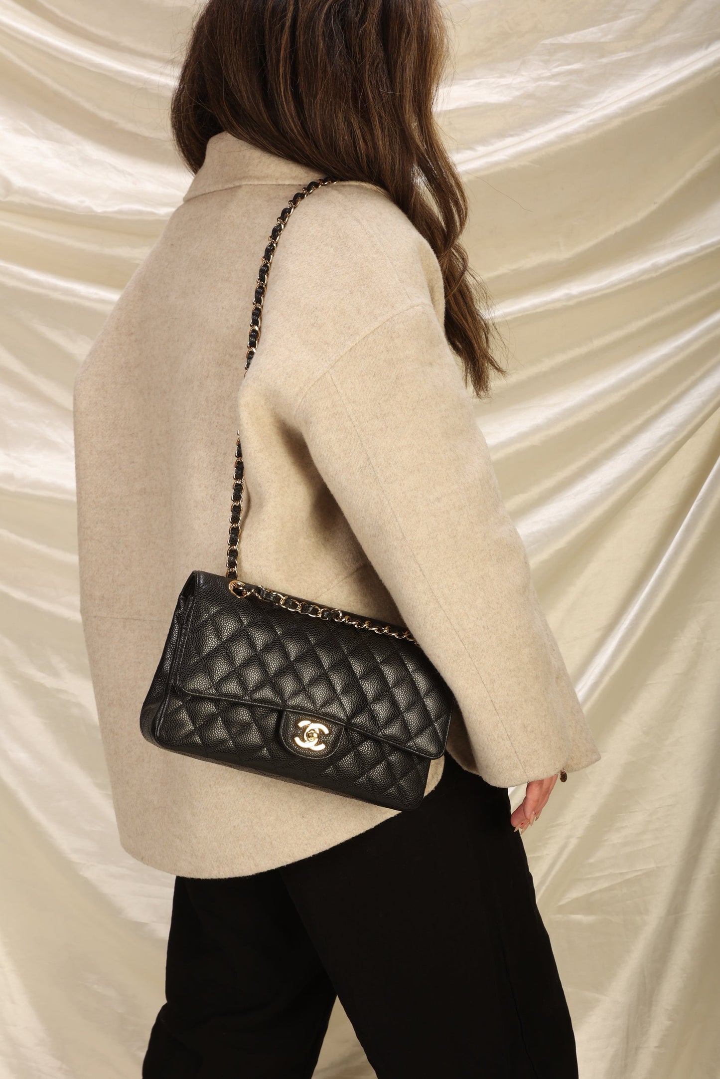 Chanel Caviar Medium Double Flap