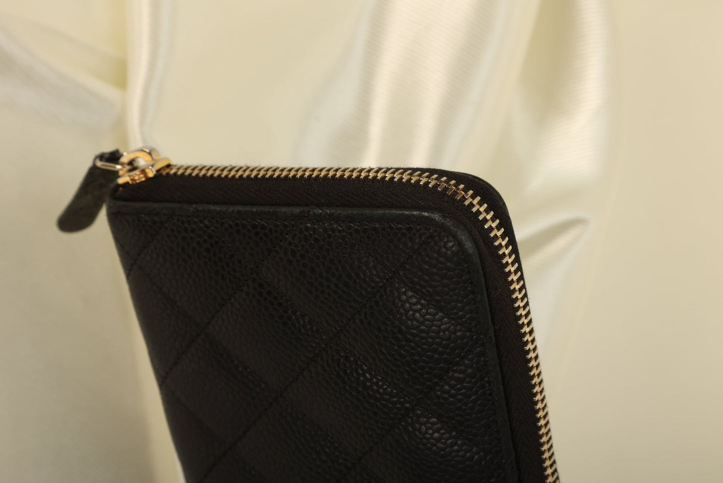 Chanel Caviar Quilted Wallet