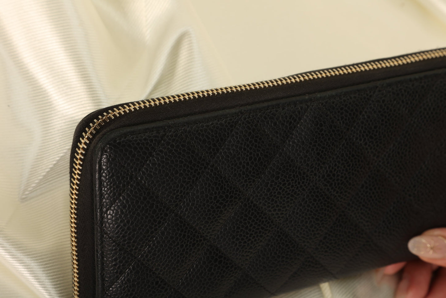 Chanel Caviar Quilted Wallet