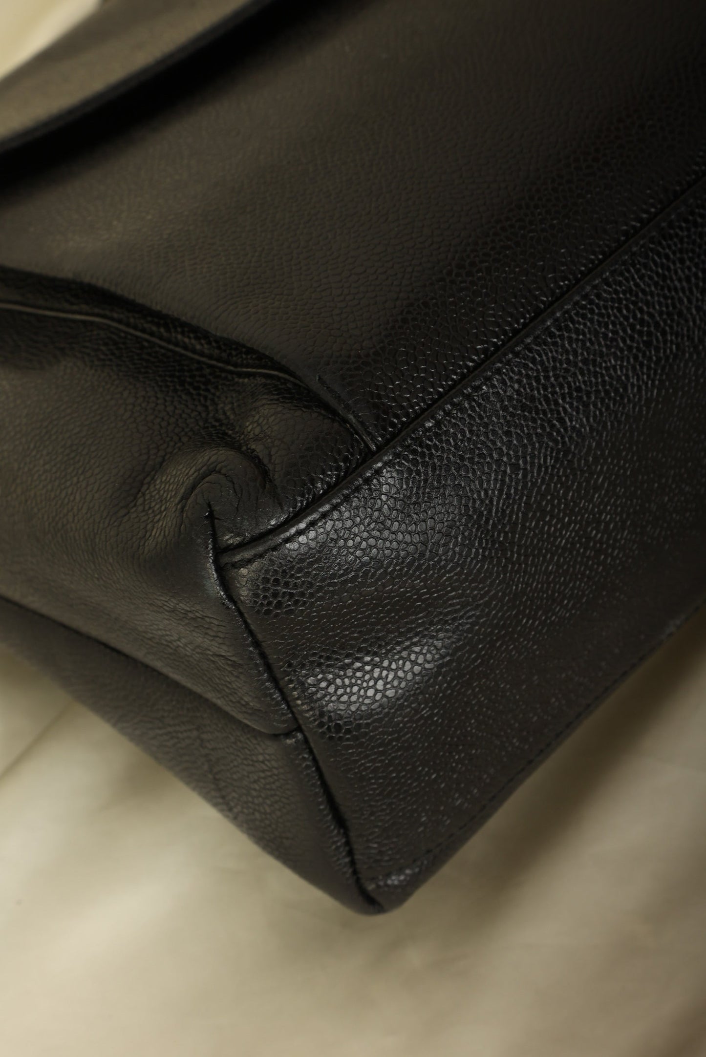 Chanel Caviar Turnlock Tote