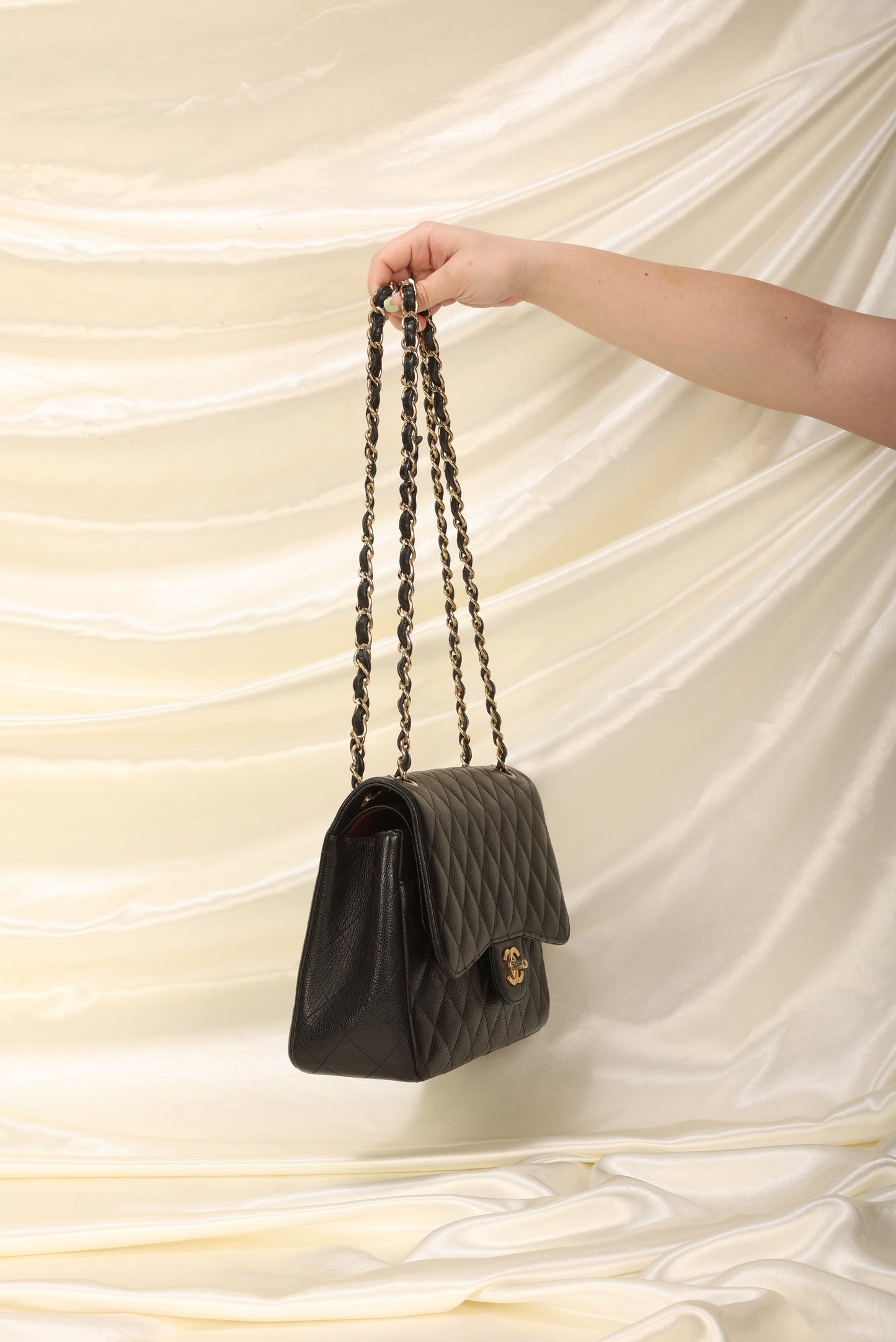 Chanel Caviar Jumbo Classic Flap