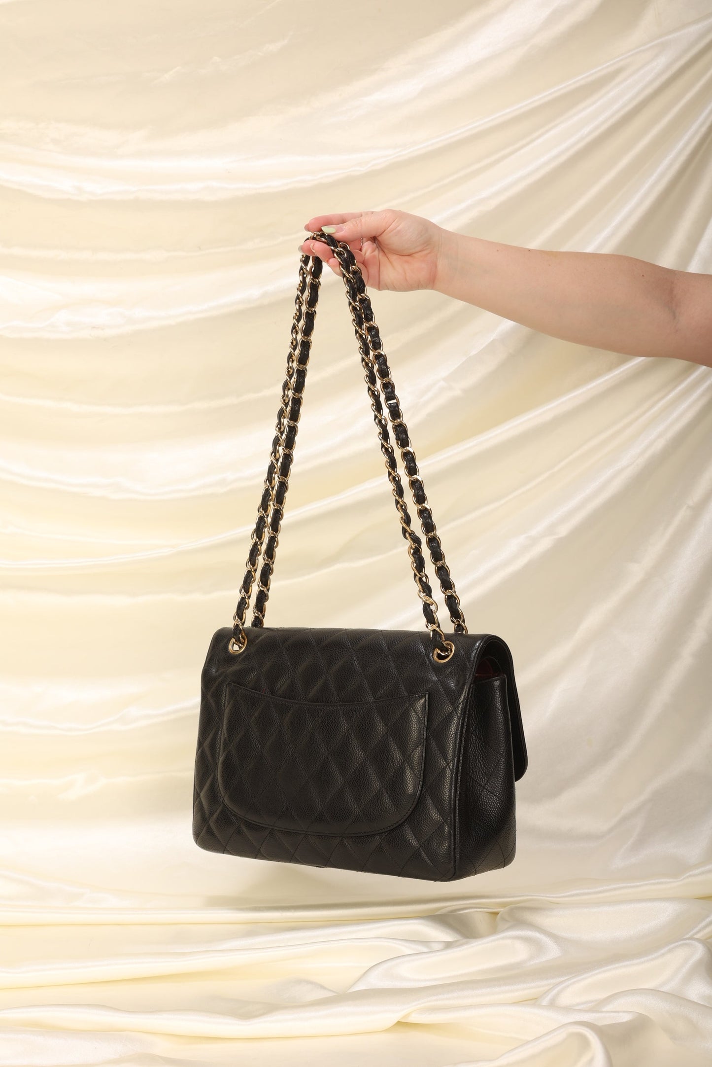 Chanel Caviar Jumbo Classic Flap
