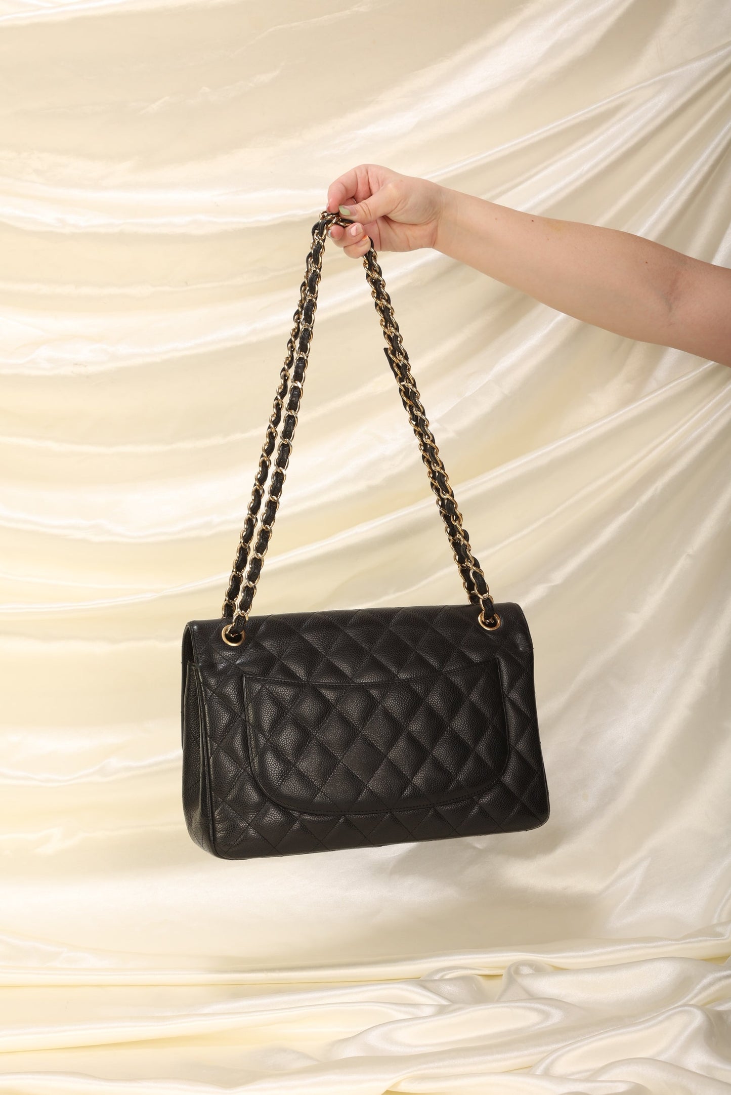 Chanel Caviar Jumbo Classic Flap