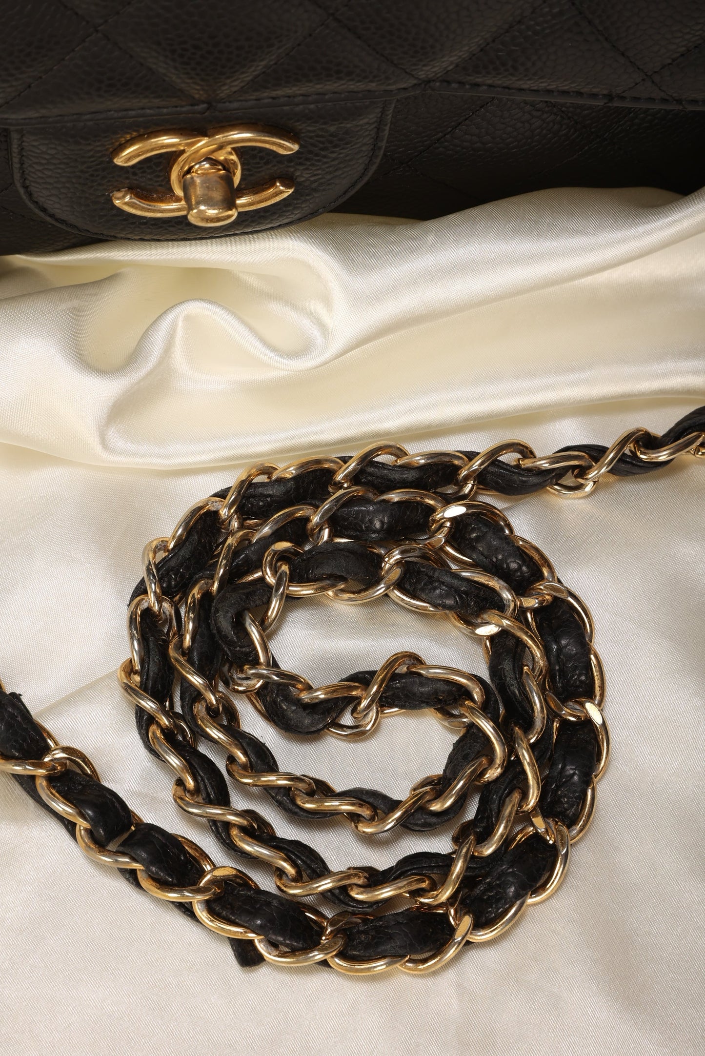 Chanel Caviar Jumbo Classic Flap