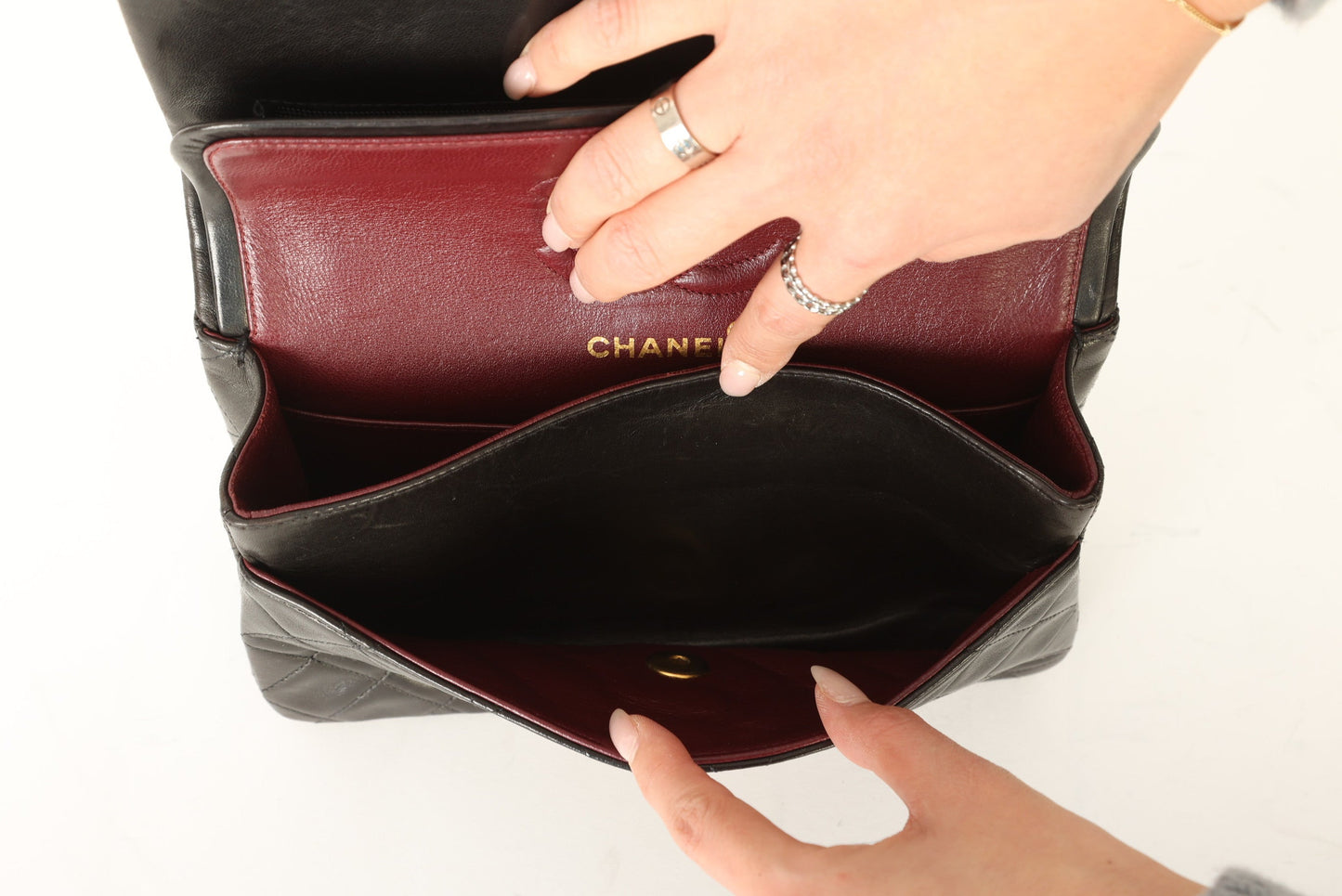 Chanel 1996 Lambskin Small Double Flap