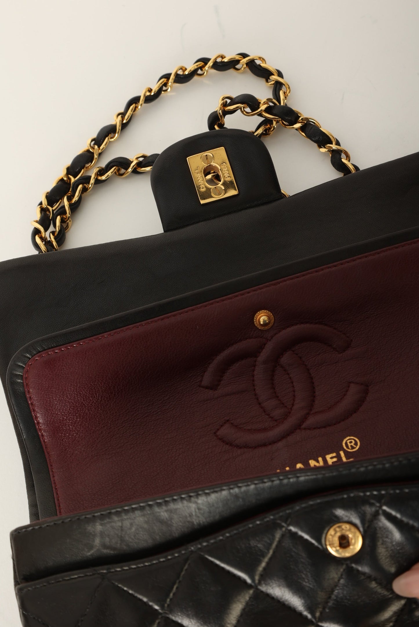 Chanel 1996 Lambskin Small Double Flap