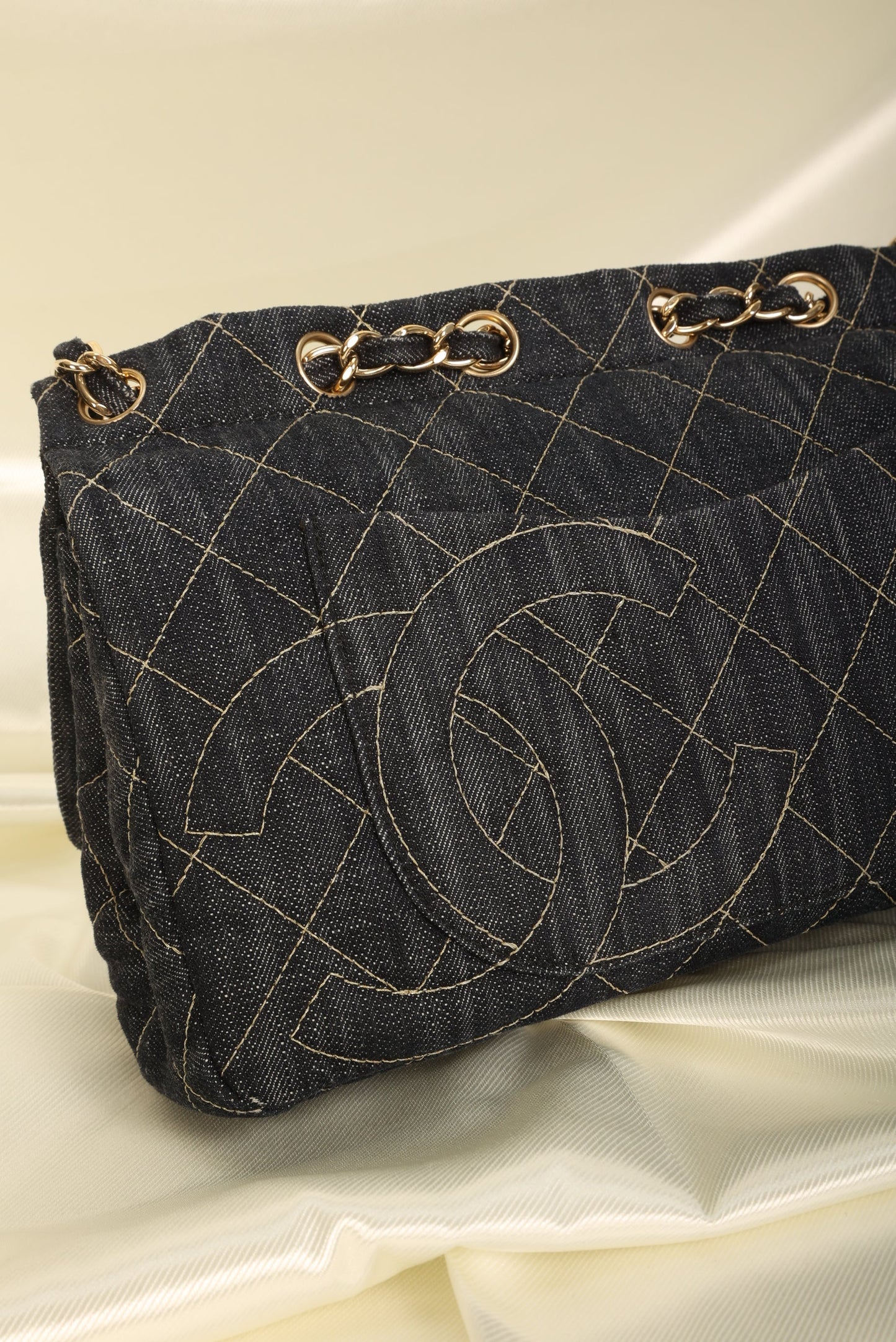 Extremely Rare Chanel Denim Classic Flap