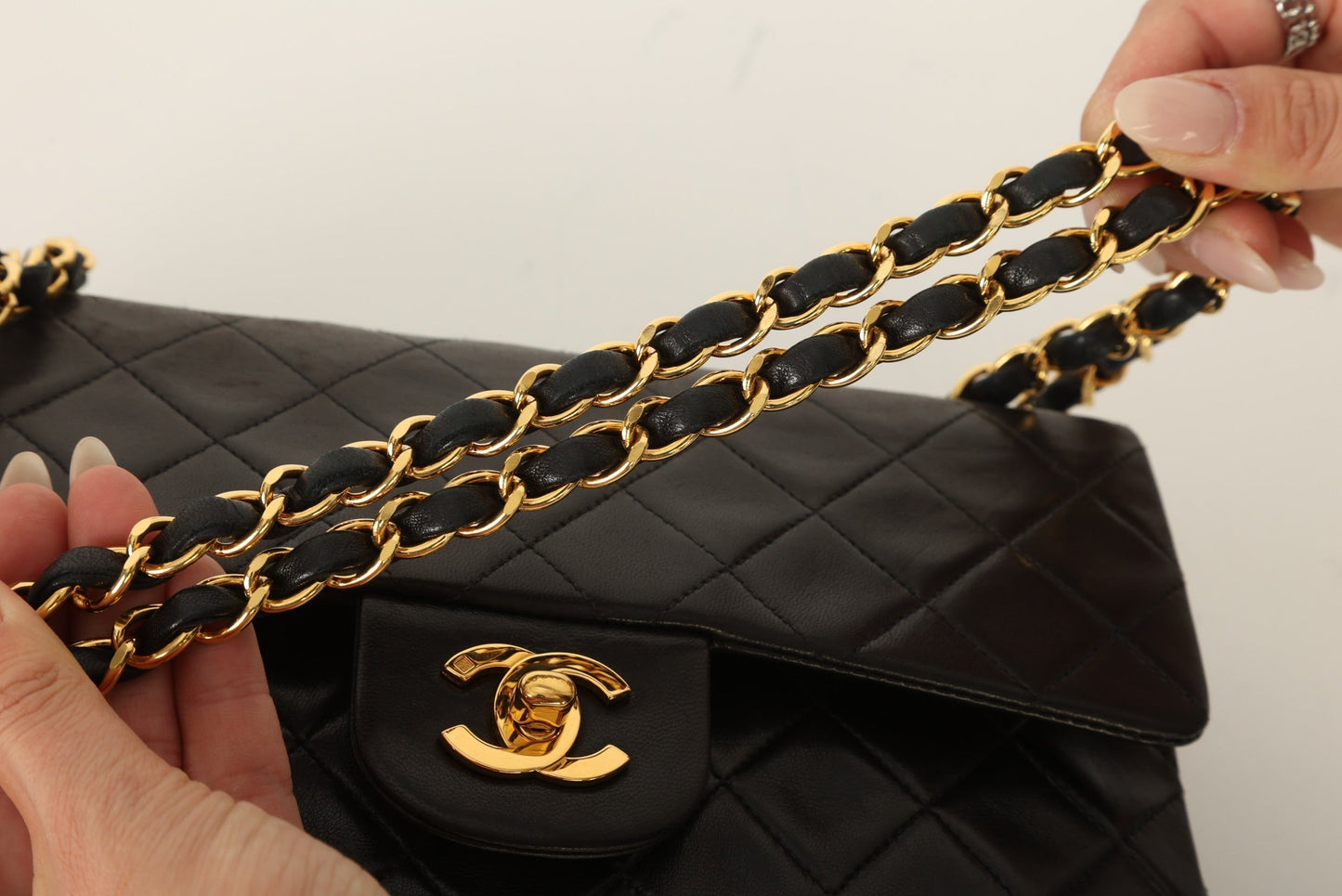 Chanel 1996 Lambskin Small Double Flap