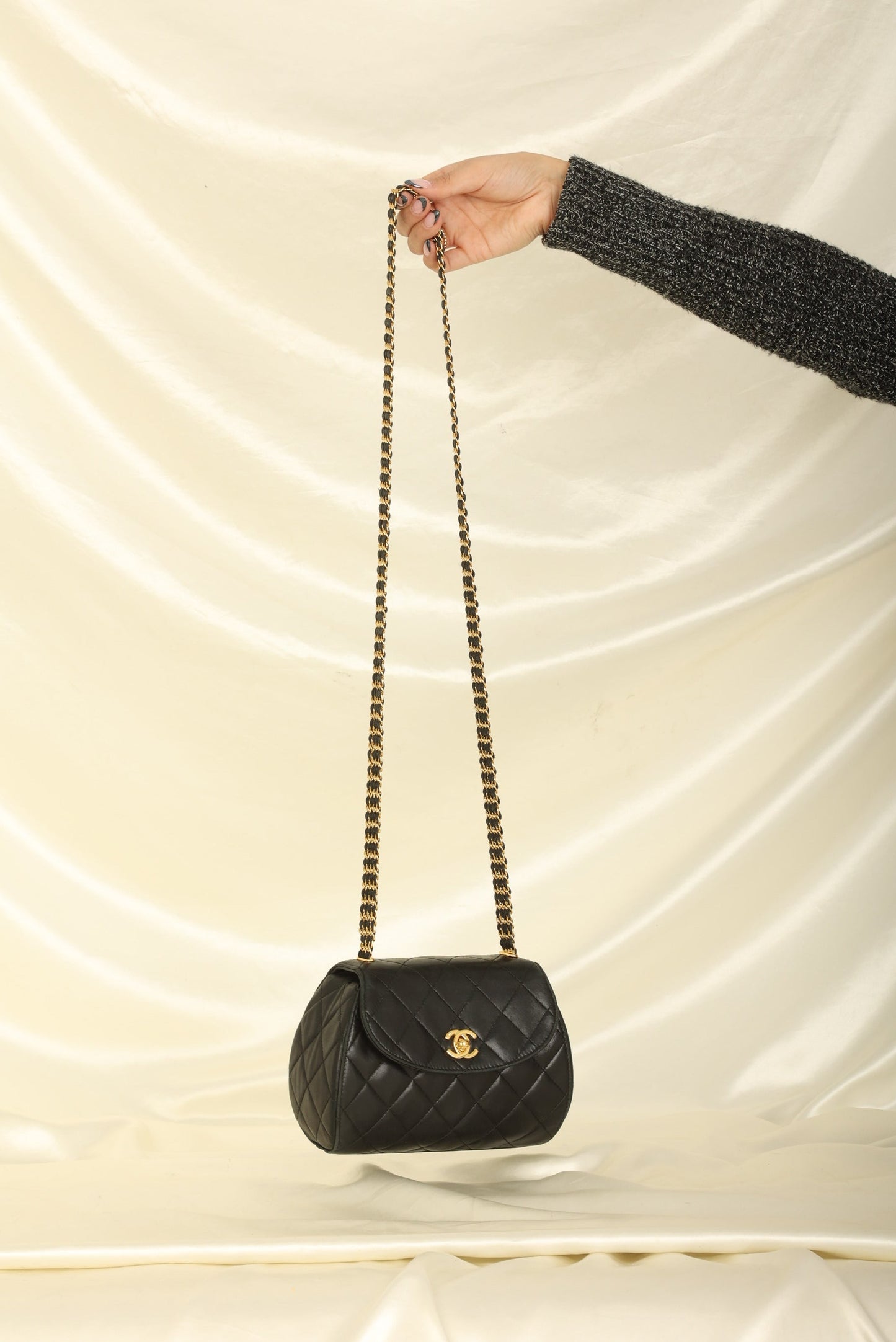 Extremely Rare Chanel 1994 Lambskin Multi Chain Bag