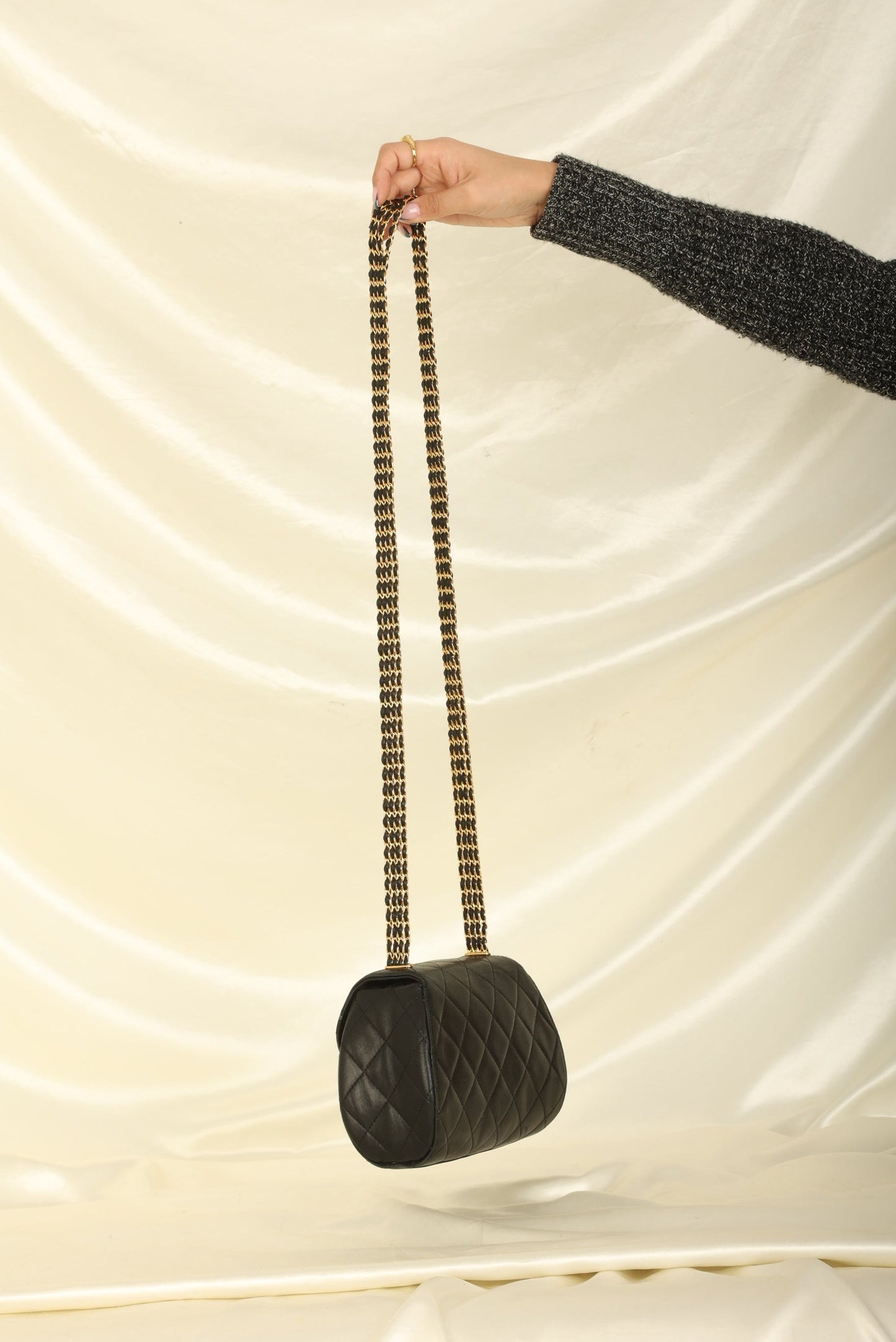 Extremely Rare Chanel 1994 Lambskin Multi Chain Bag