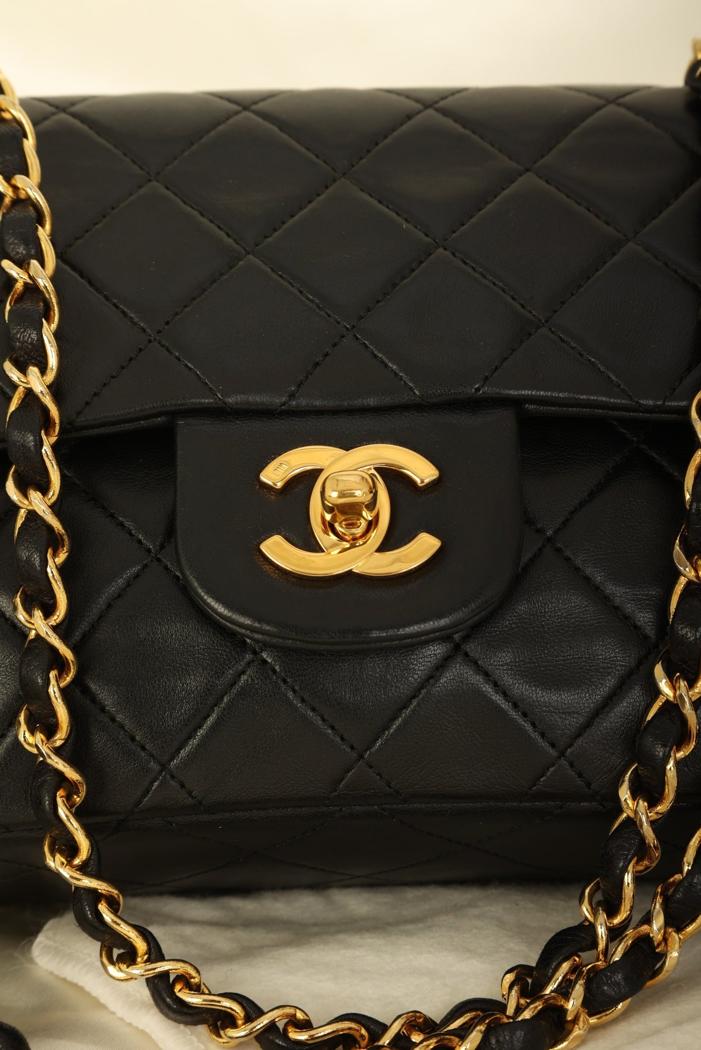Chanel 1989 Lambskin Small Double Flap
