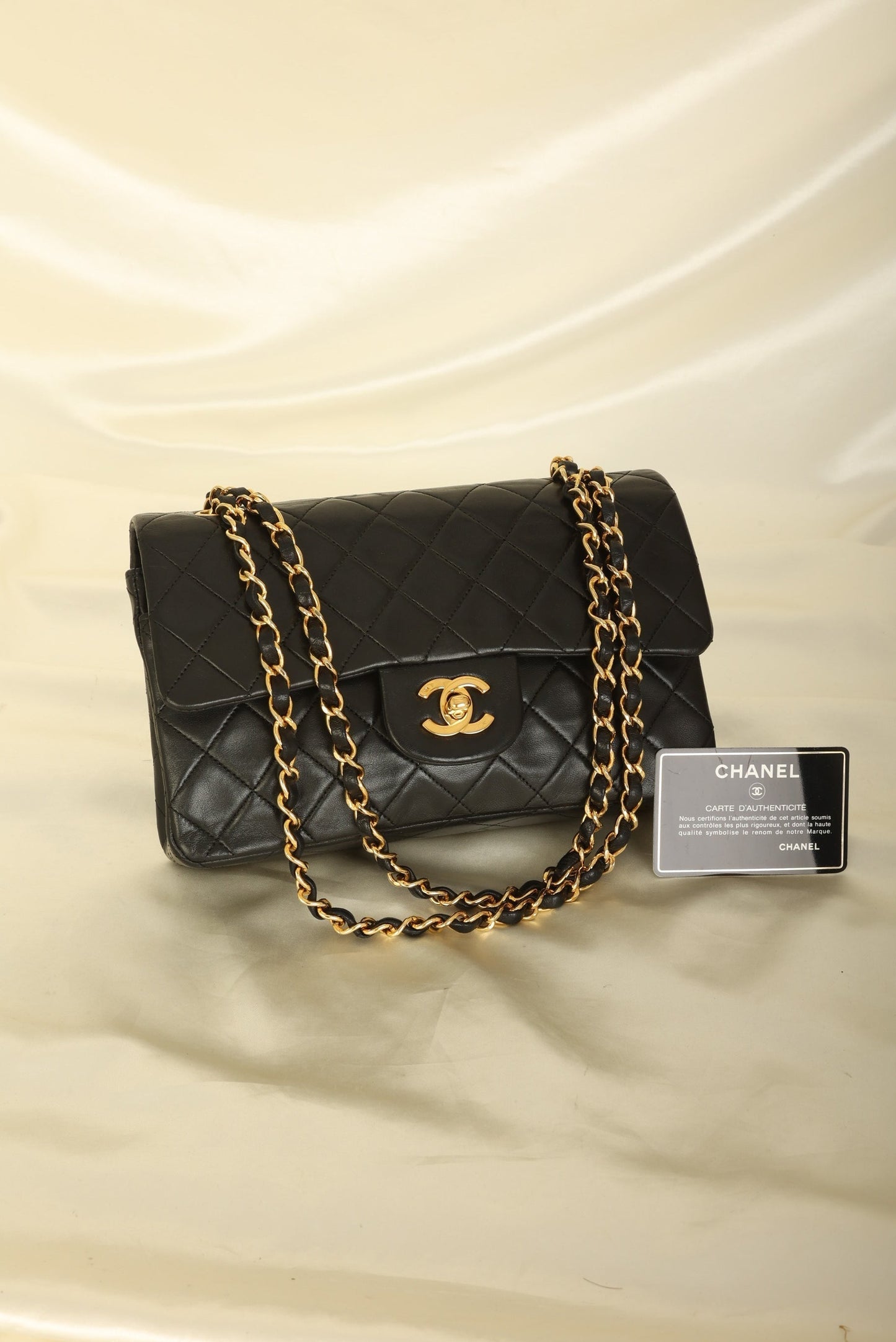 Chanel 1989 Lambskin Small Double Flap