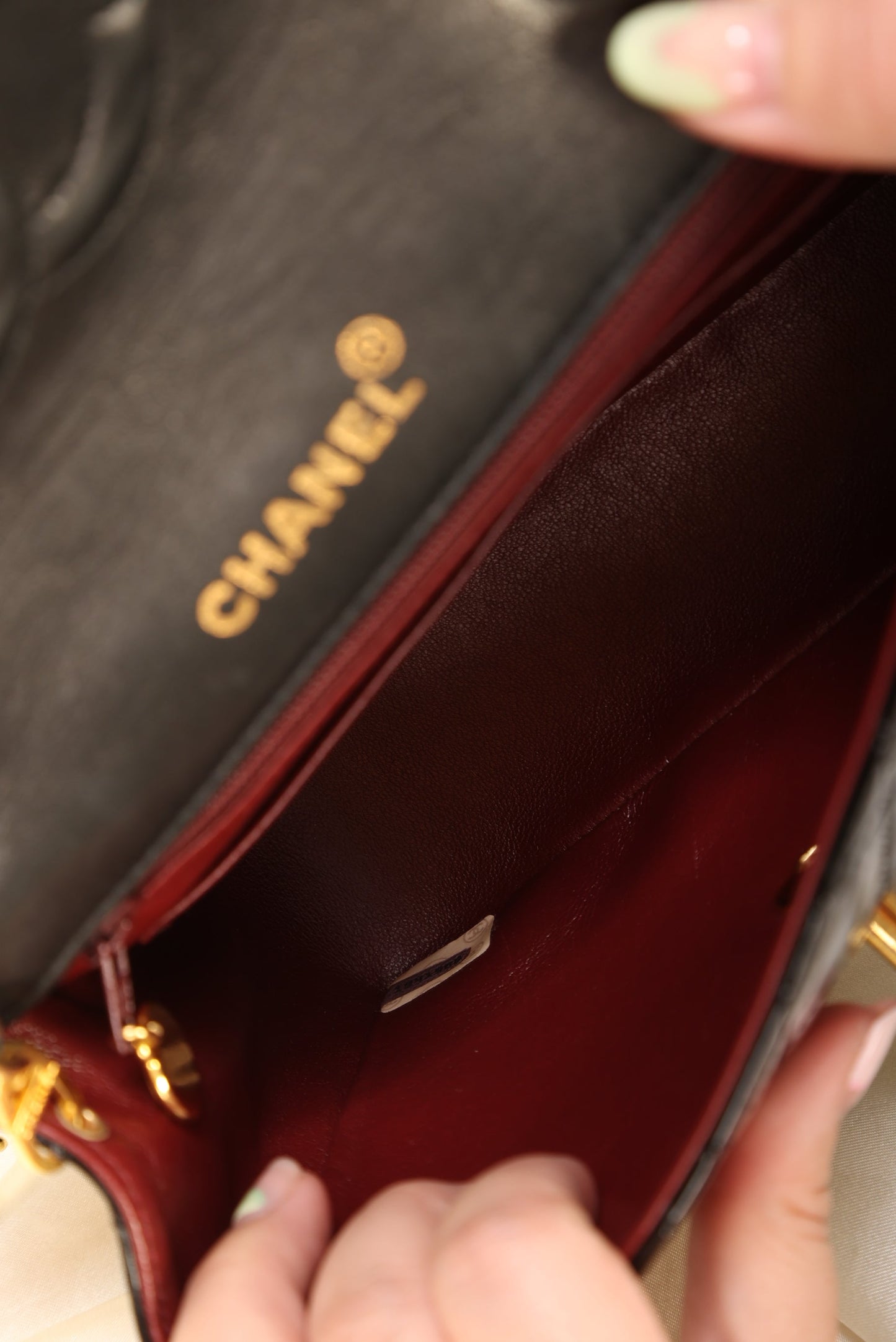Chanel Patent Mini Square Flap
