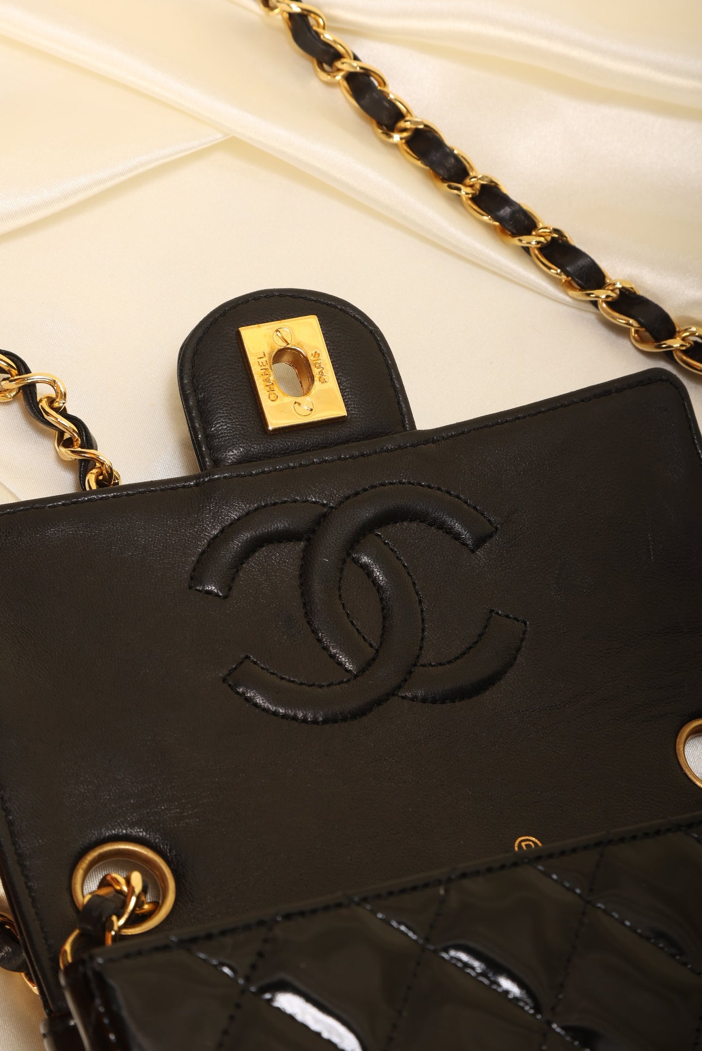 Chanel Patent Mini Square Flap