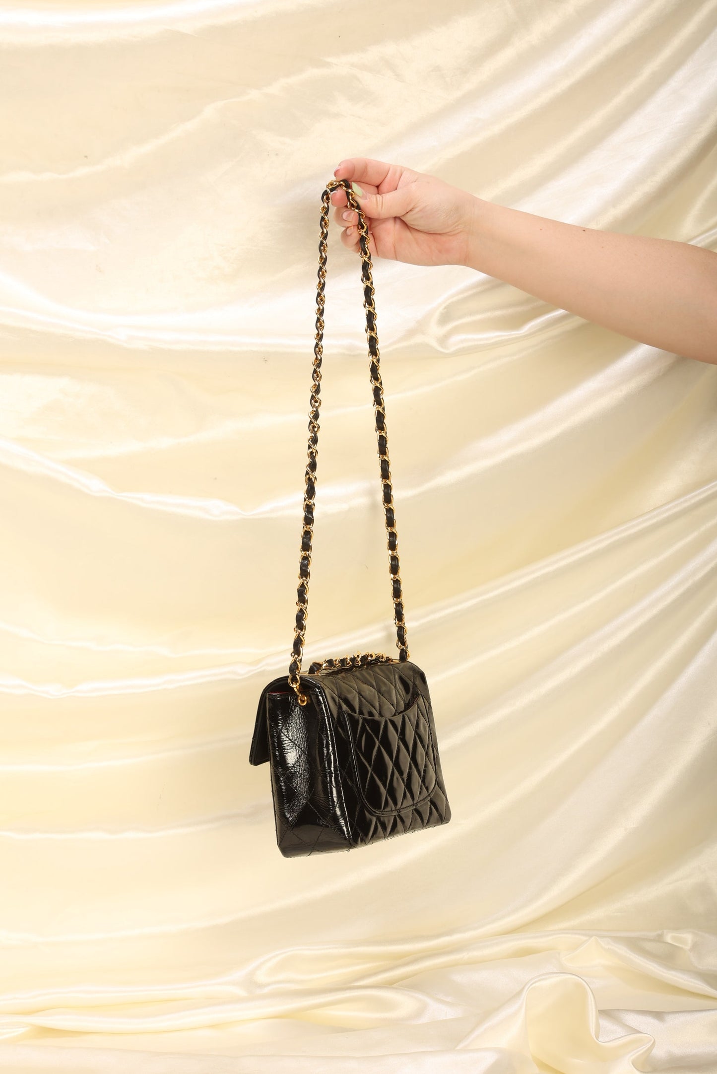 Chanel Patent Mini Square Flap