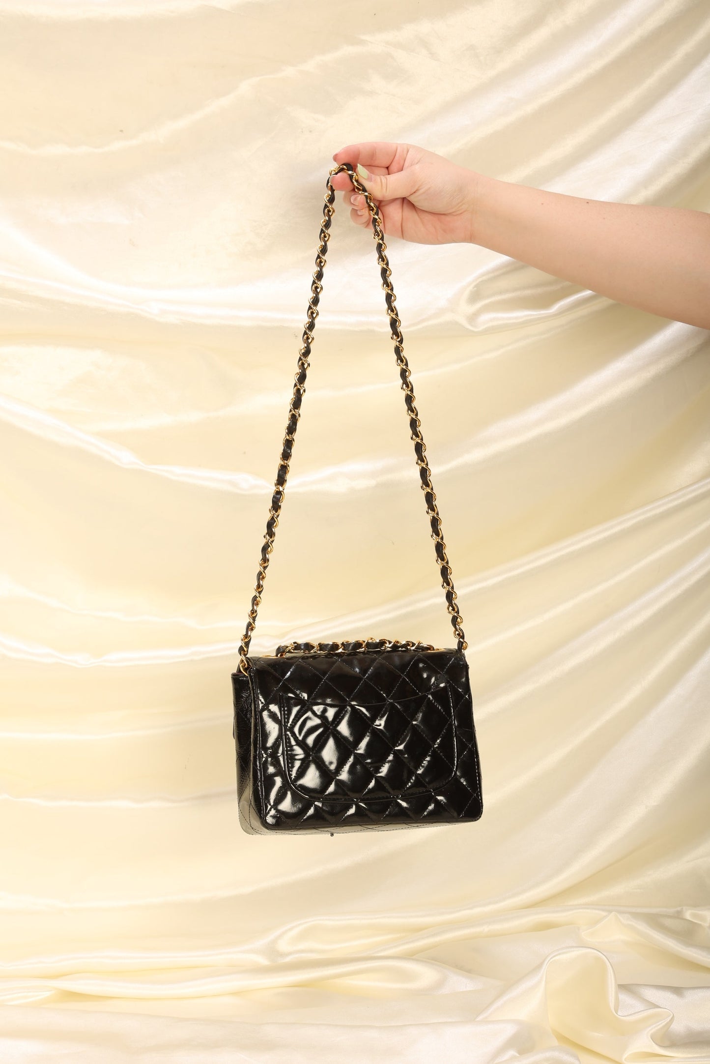 Chanel Patent Mini Square Flap