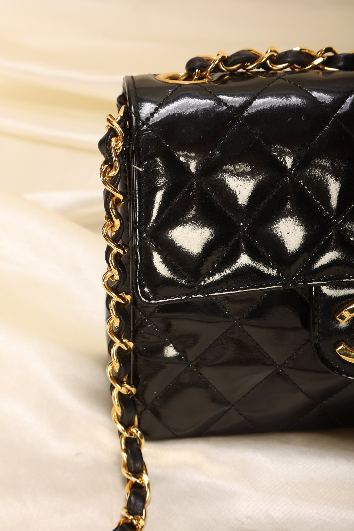 Chanel Patent Mini Square Flap