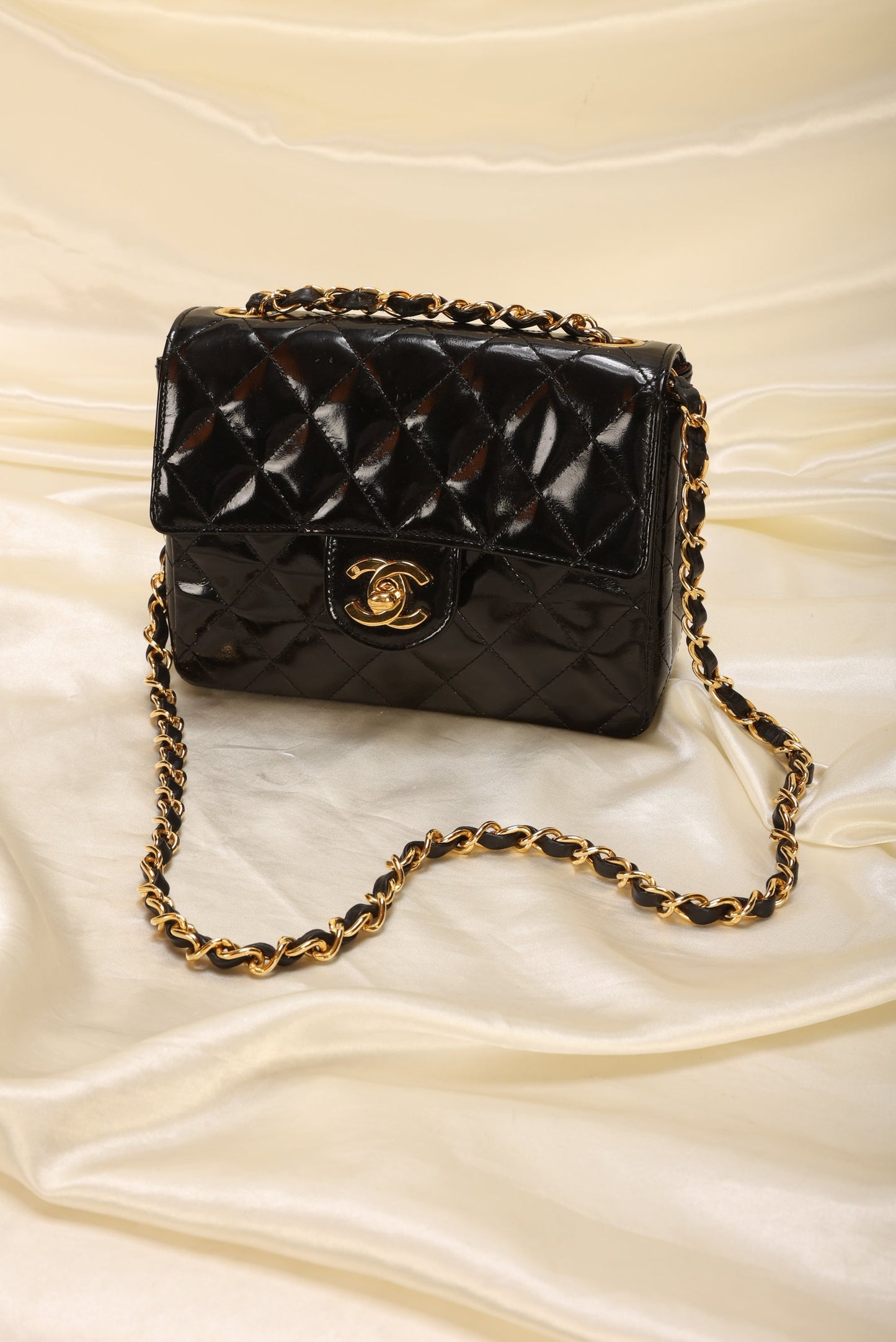 Chanel Patent Mini Square Flap