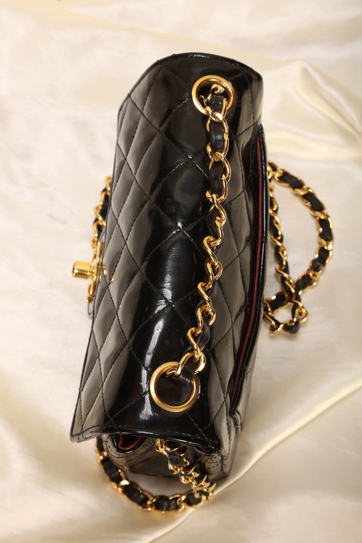 Chanel Patent Mini Square Flap