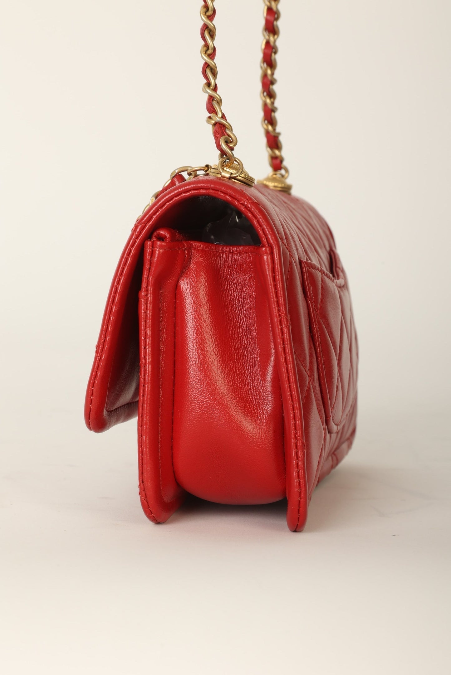Chanel 2020 Calfskin Chain Flap
