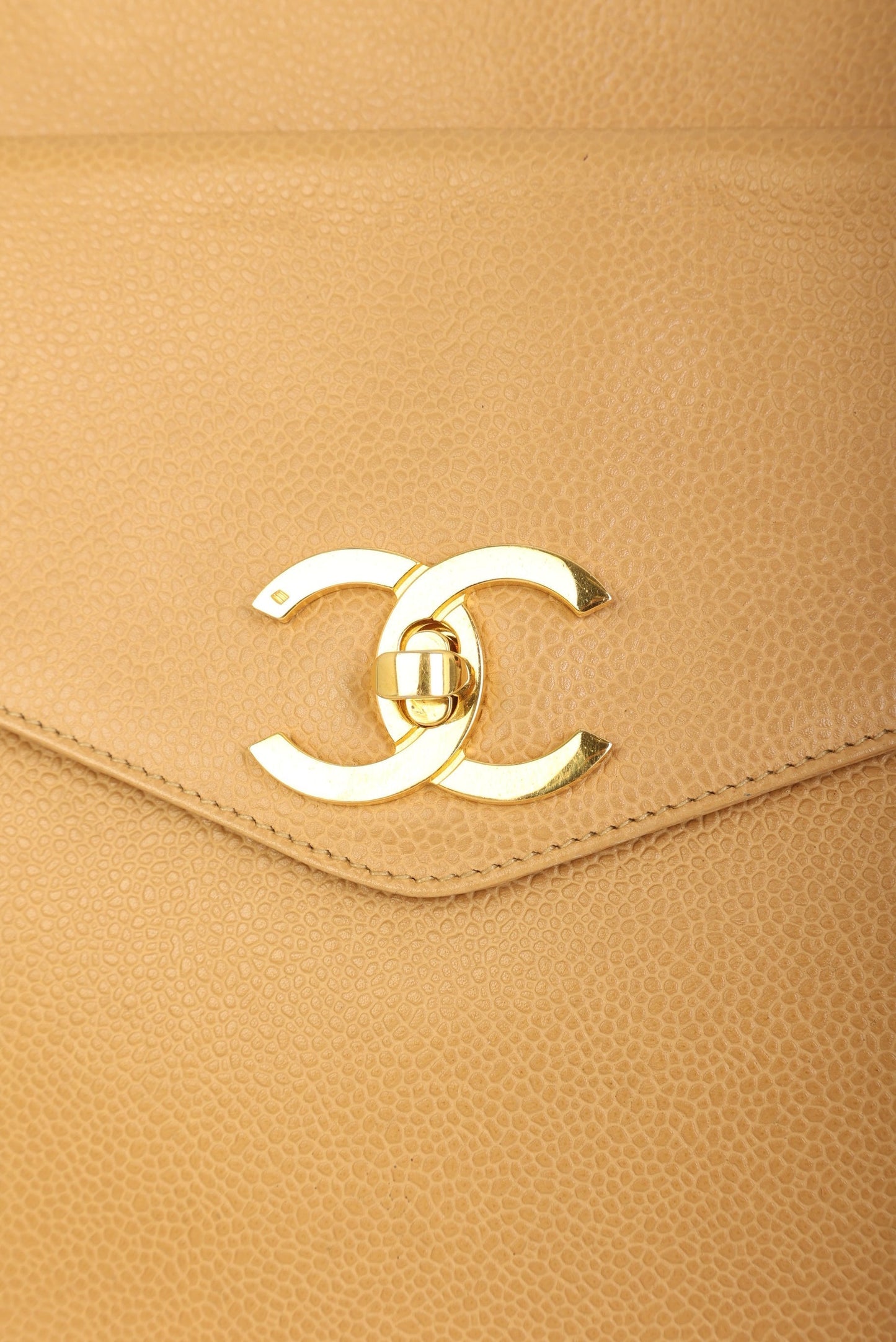 Chanel Caviar Turnlock Tote