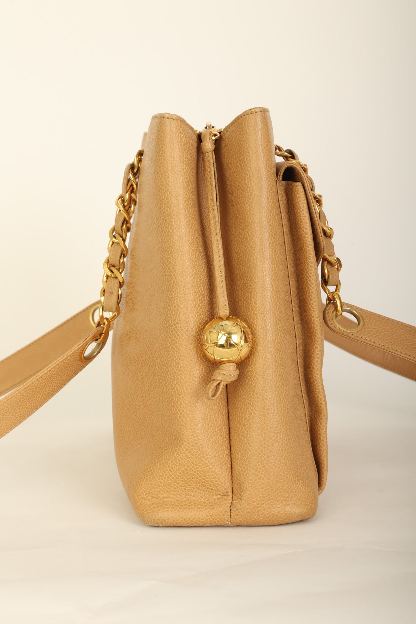 Chanel Caviar Turnlock Tote