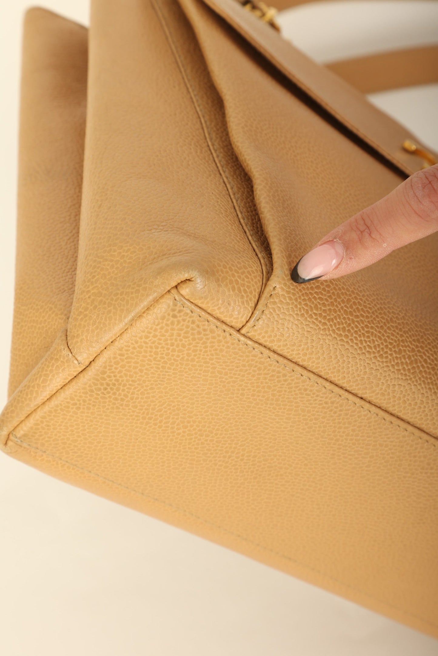 Chanel Caviar Turnlock Tote