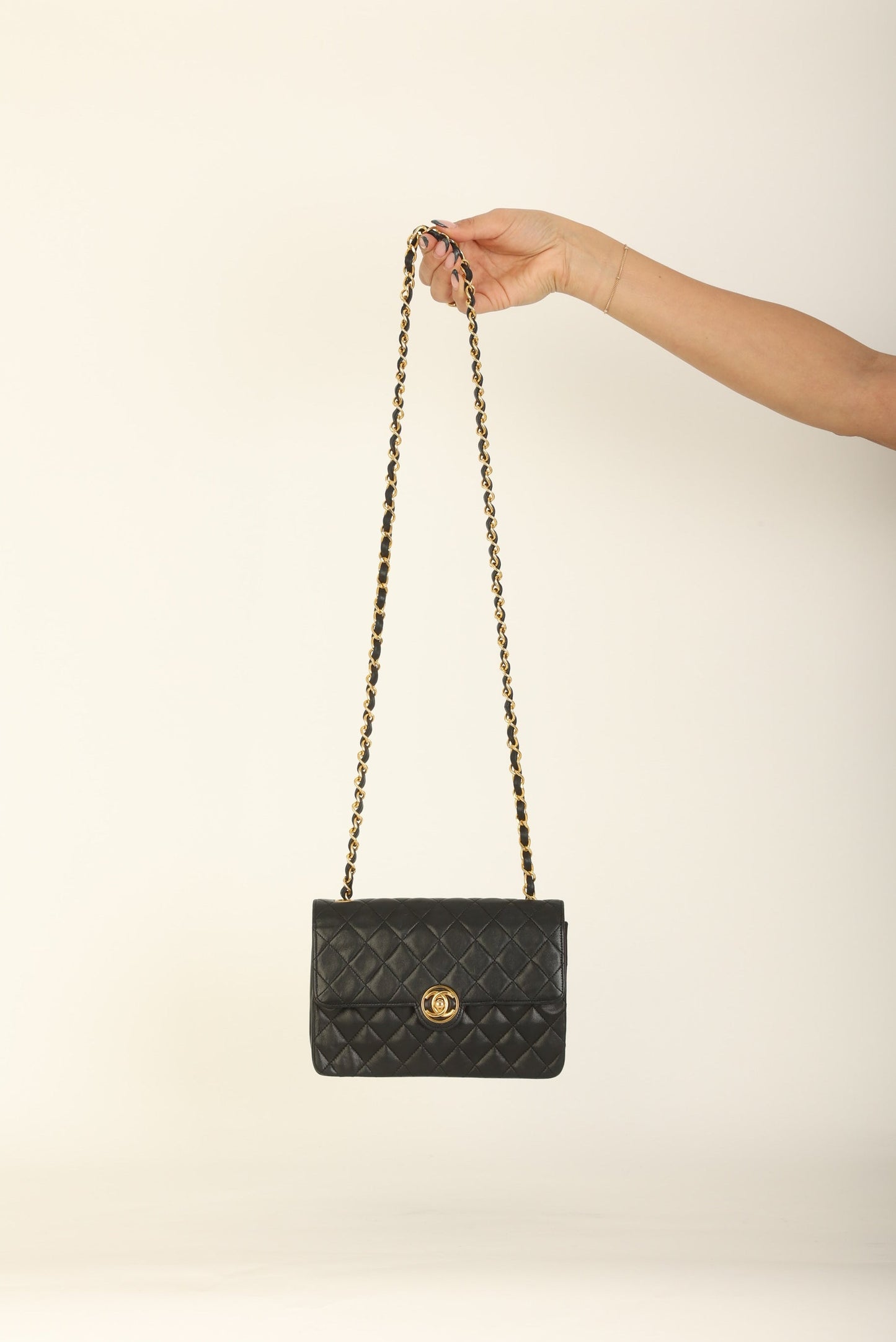 Chanel 1989 Lambskin Mini Flap Bag