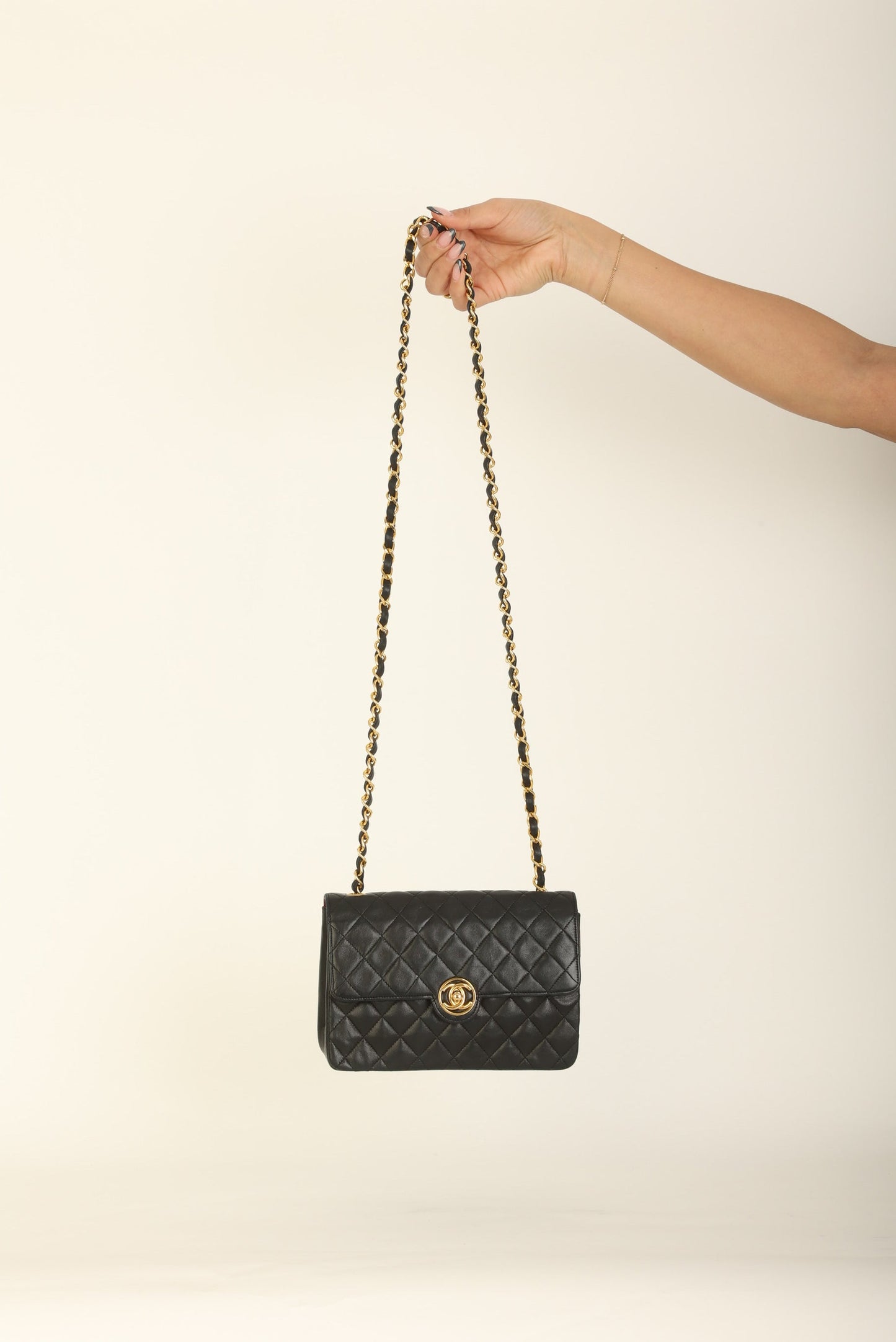 Chanel 1989 Lambskin Mini Flap Bag