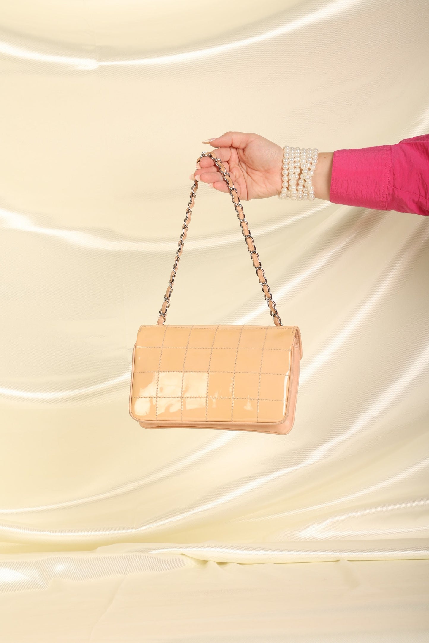 Chanel Patent Mini Diagonal Pochette