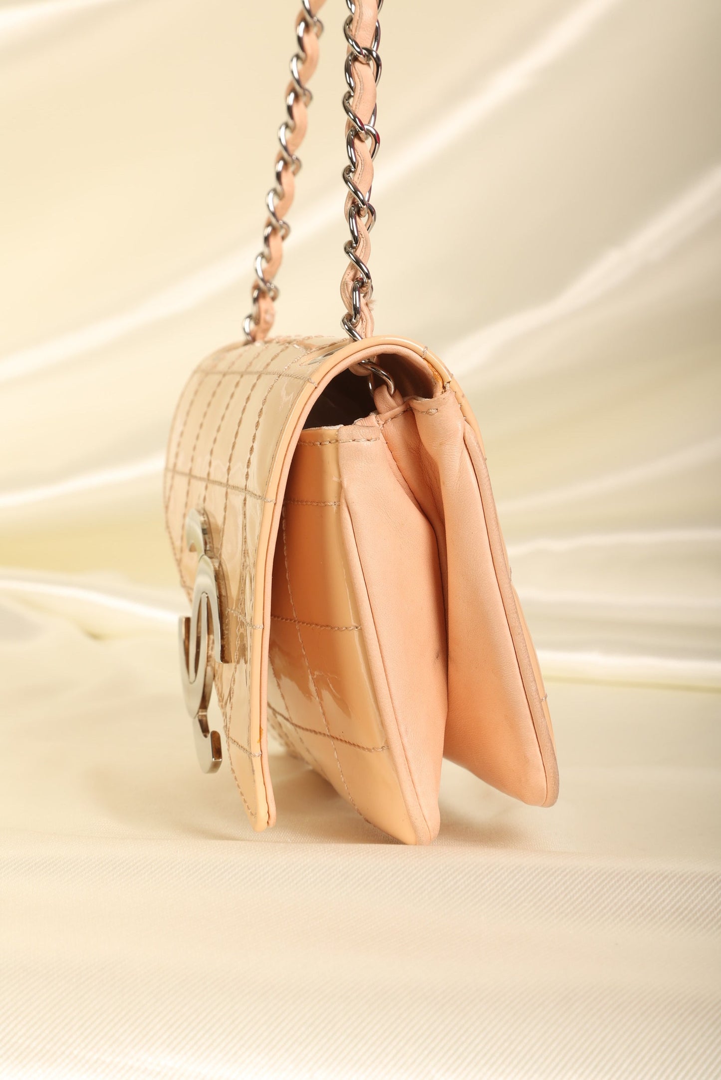 Chanel Patent Mini Diagonal Pochette