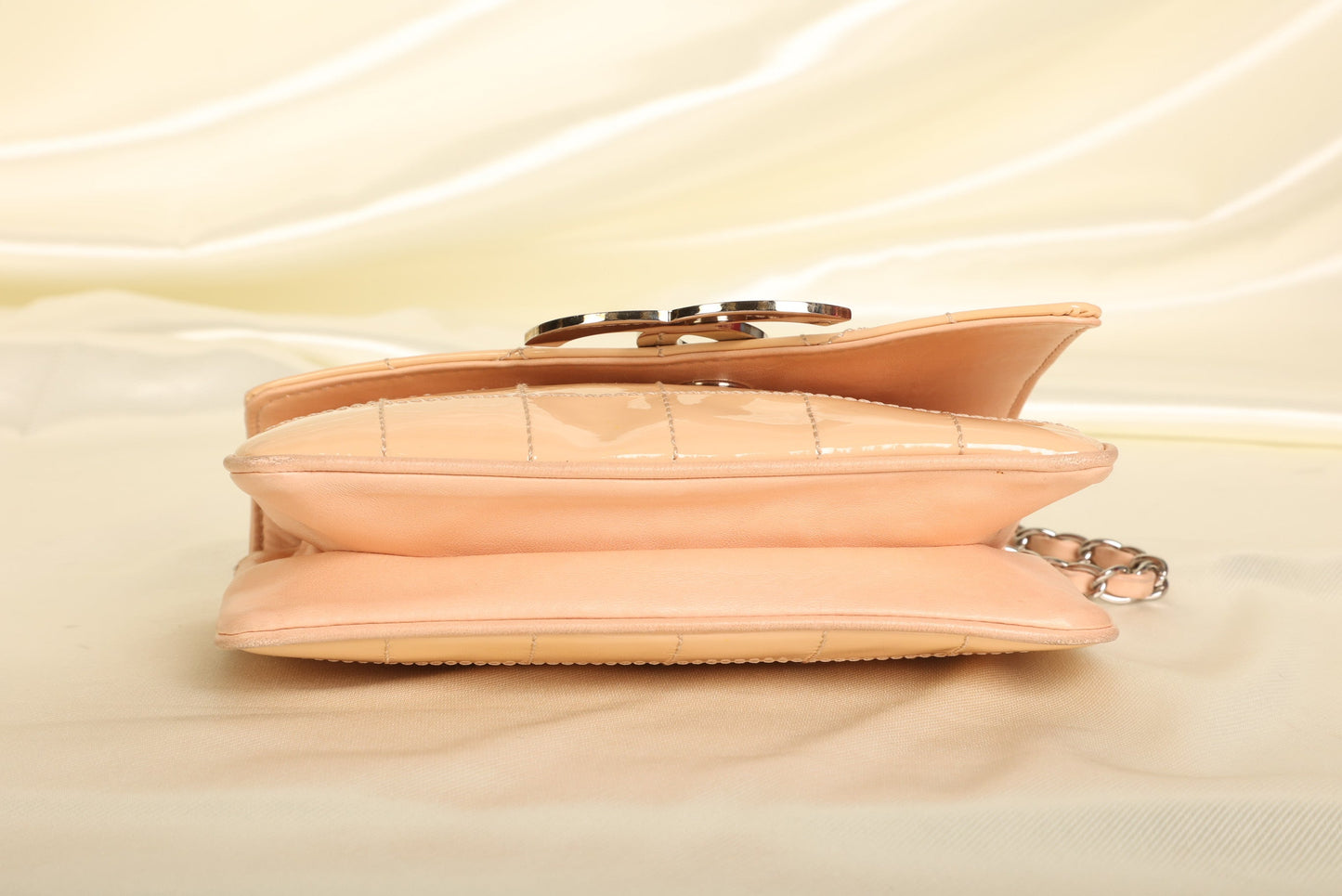 Chanel Patent Mini Diagonal Pochette