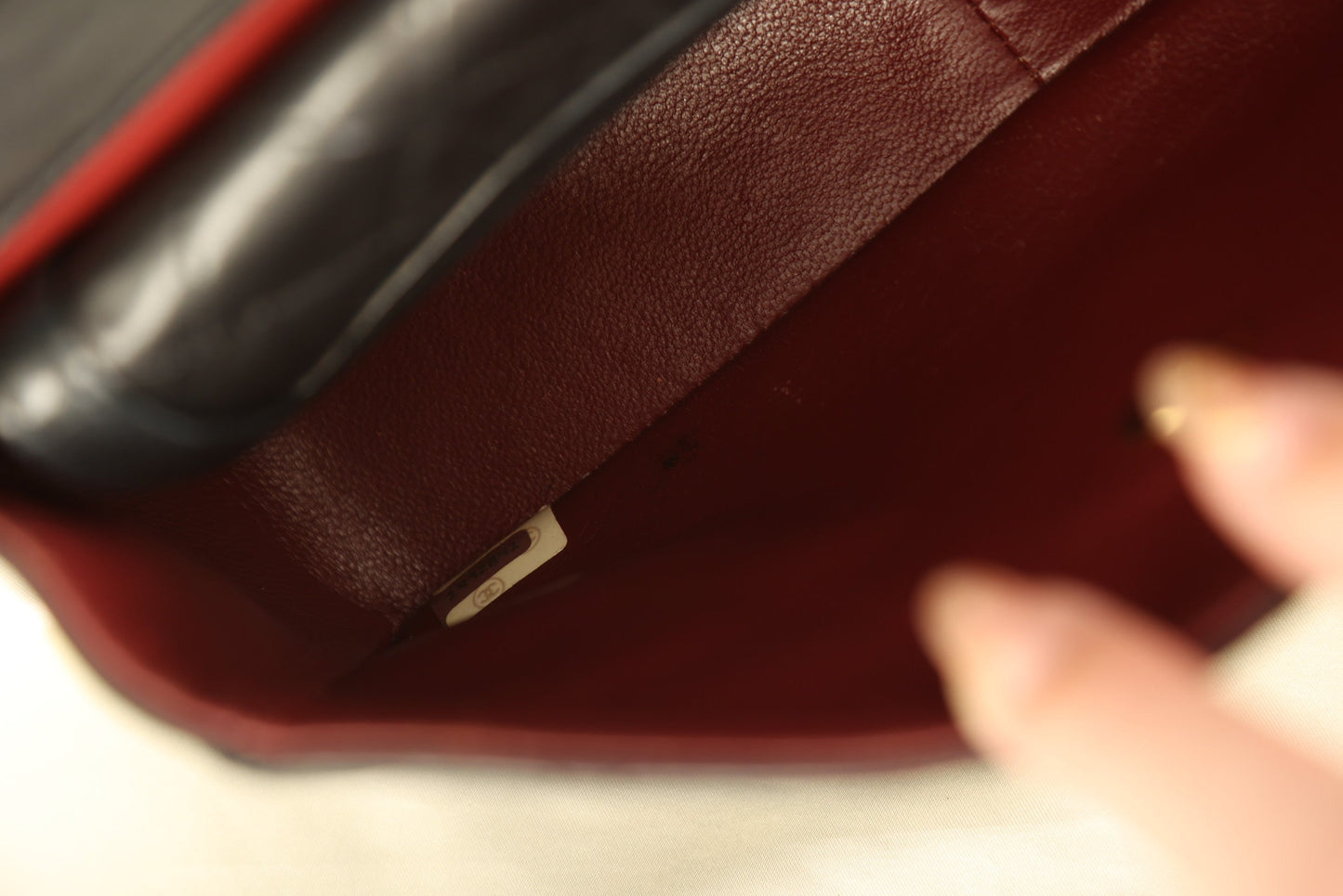 Extremely Rare Chanel 1989 Lambskin Trapezoid Flap with Wallet