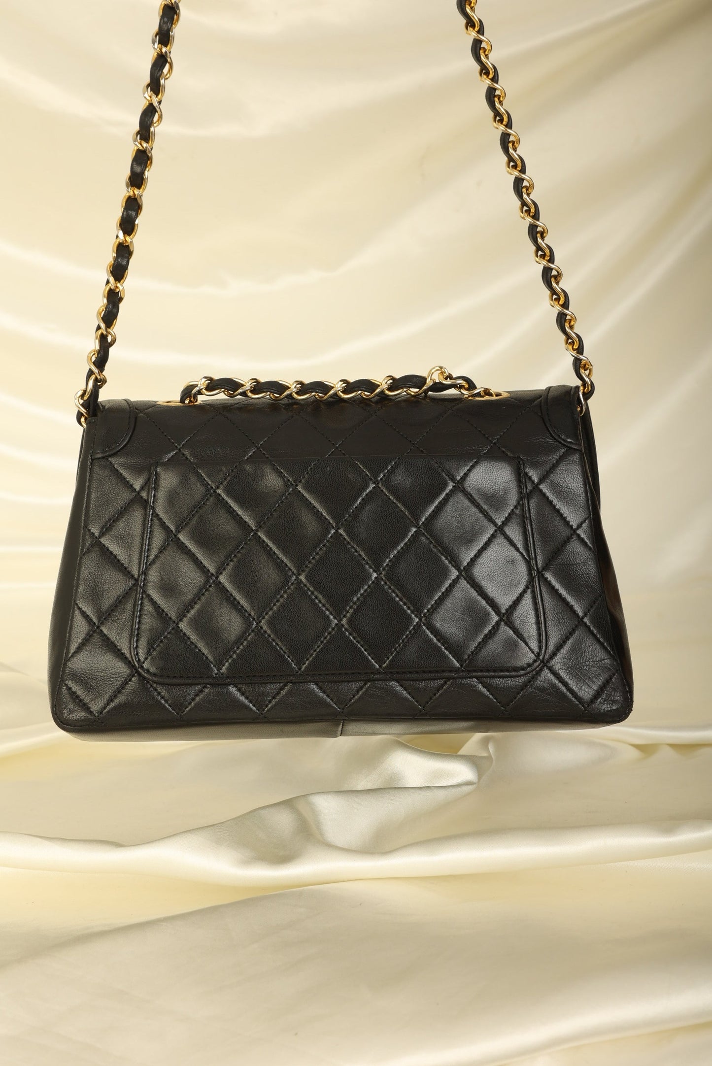 Extremely Rare Chanel 1989 Lambskin Trapezoid Flap with Wallet