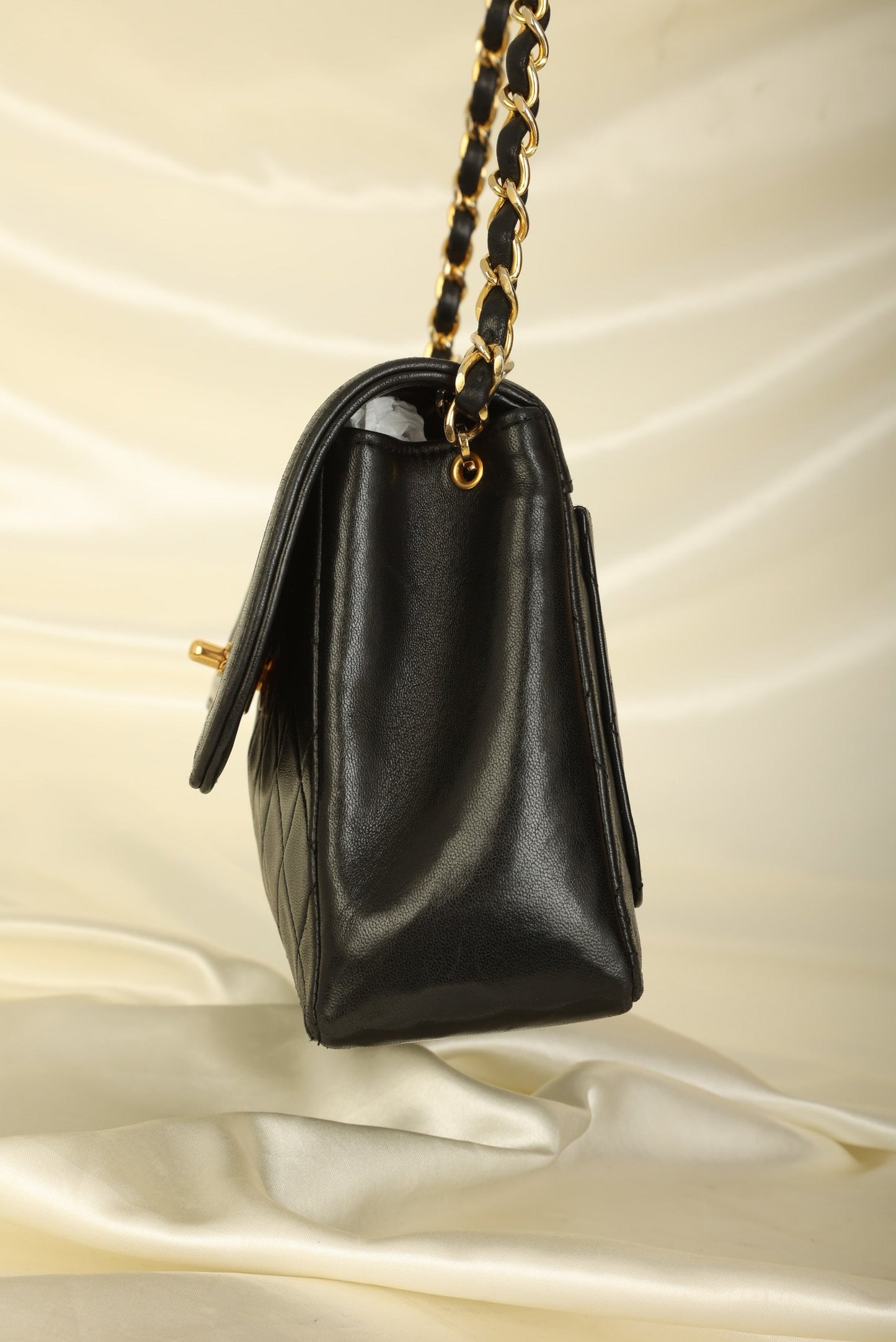 Extremely Rare Chanel 1989 Lambskin Trapezoid Flap with Wallet