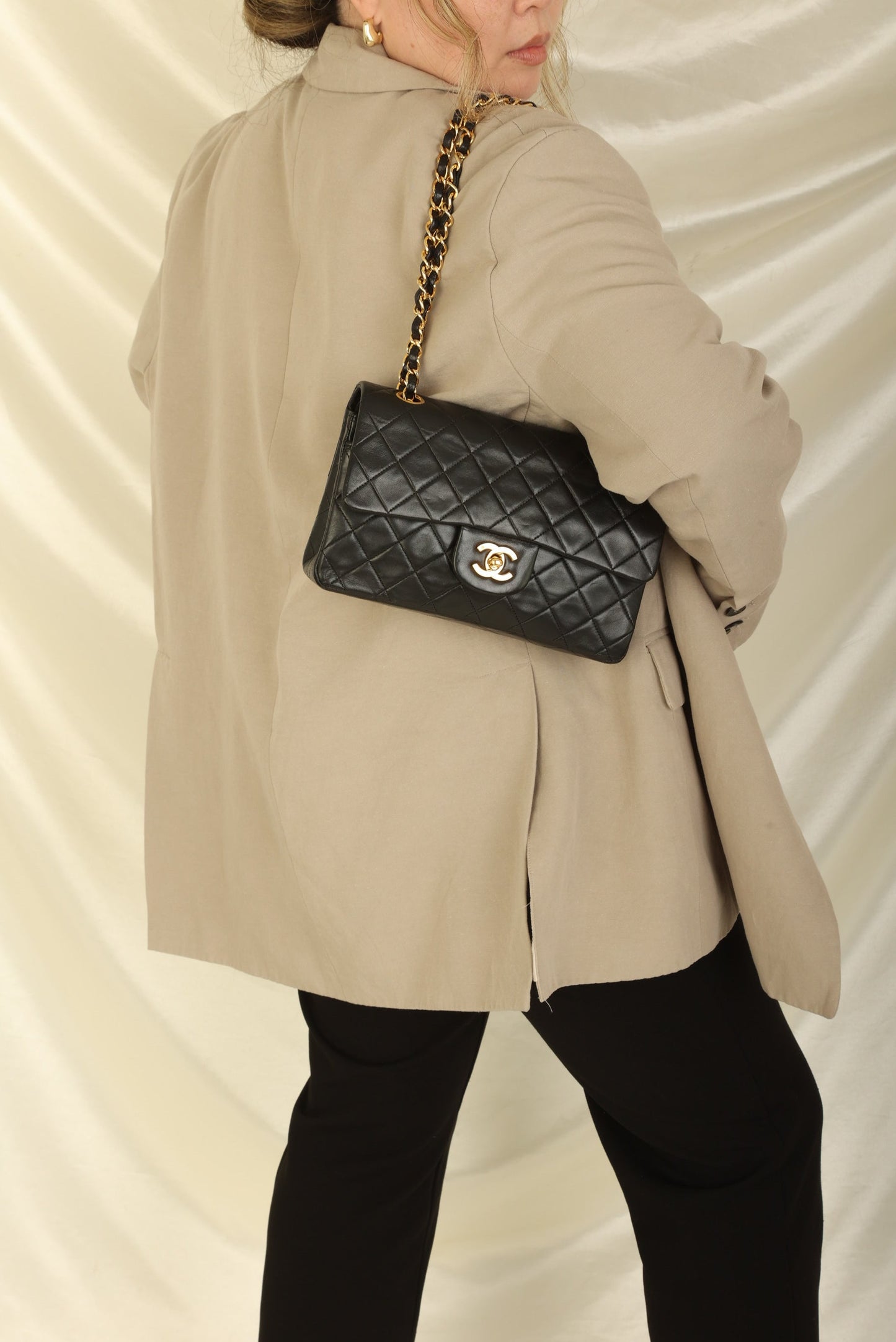 Chanel 1989 Lambskin Small Double Flap