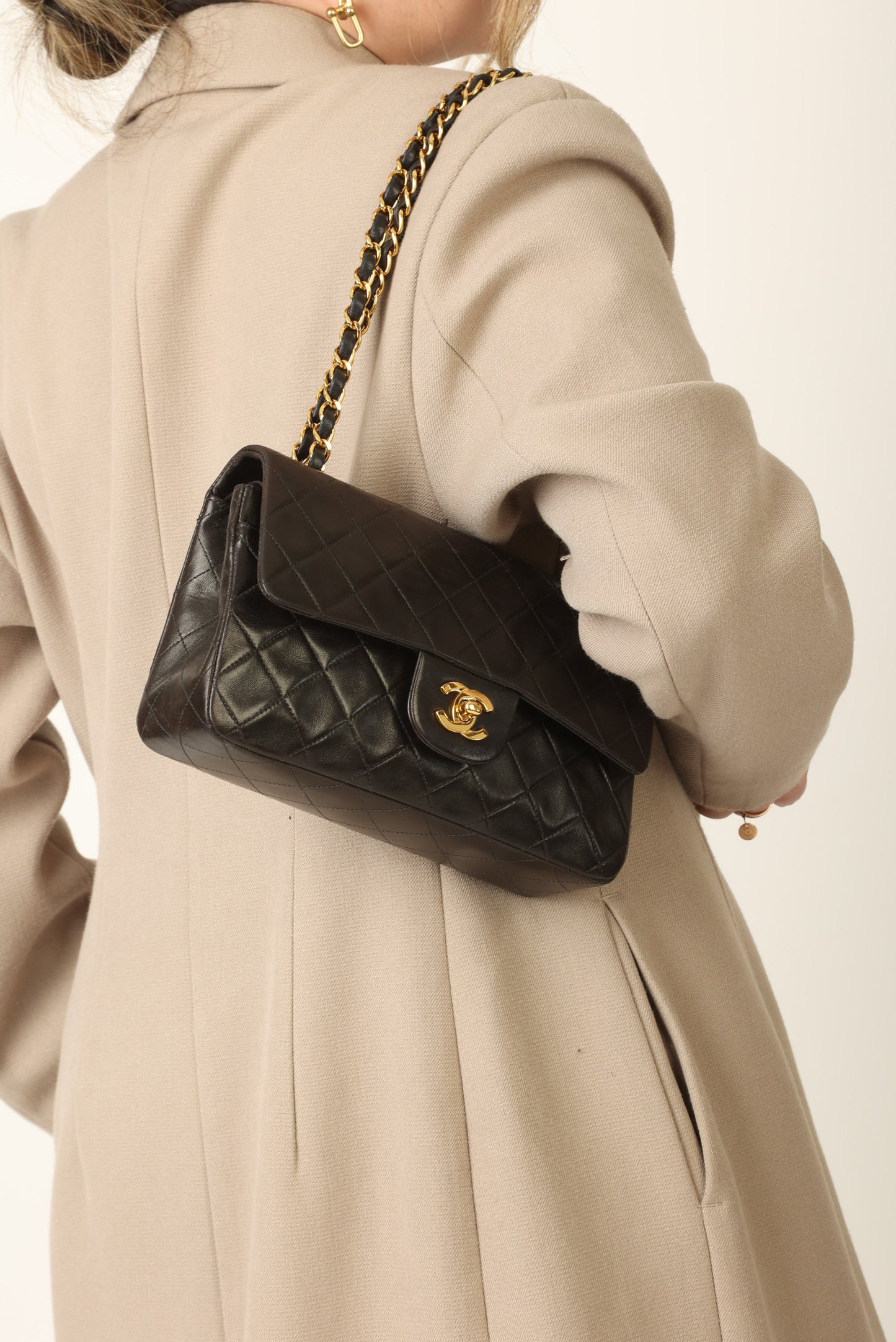 Chanel 1996 Lambskin Small Double Flap
