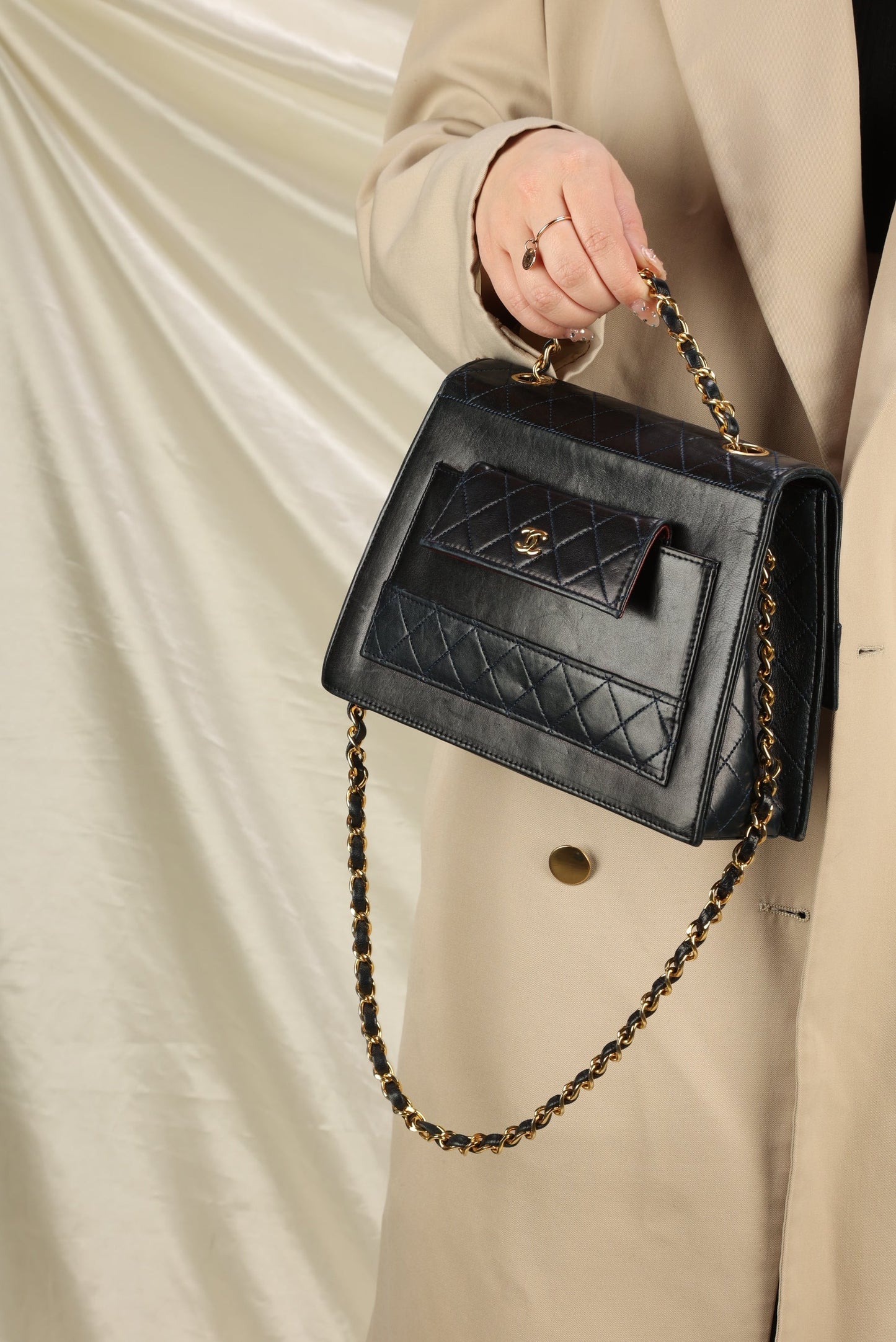 Chanel Re-Issue Trapezoid With Pouch