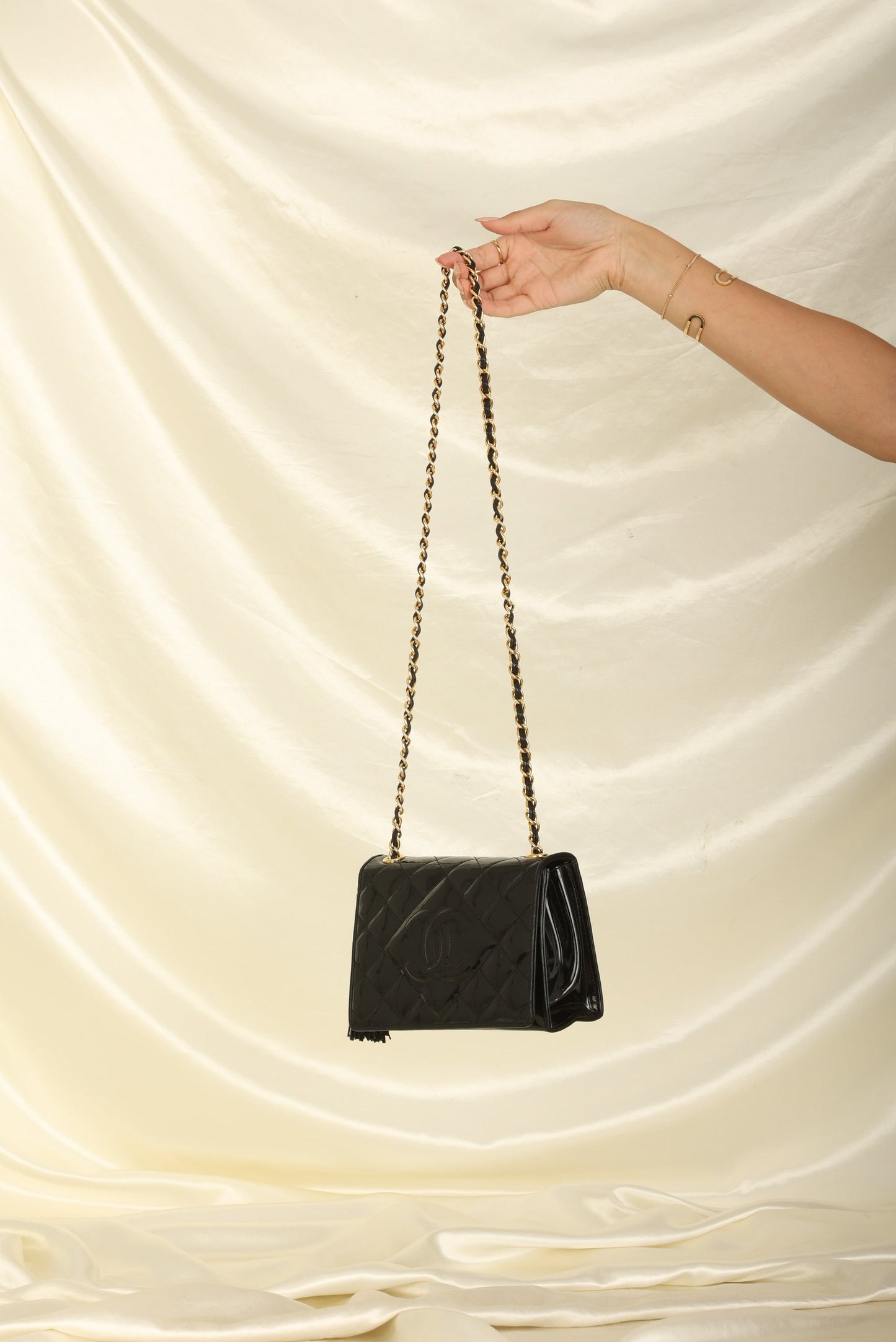 Chanel Patent Timeless Mini Full Flap