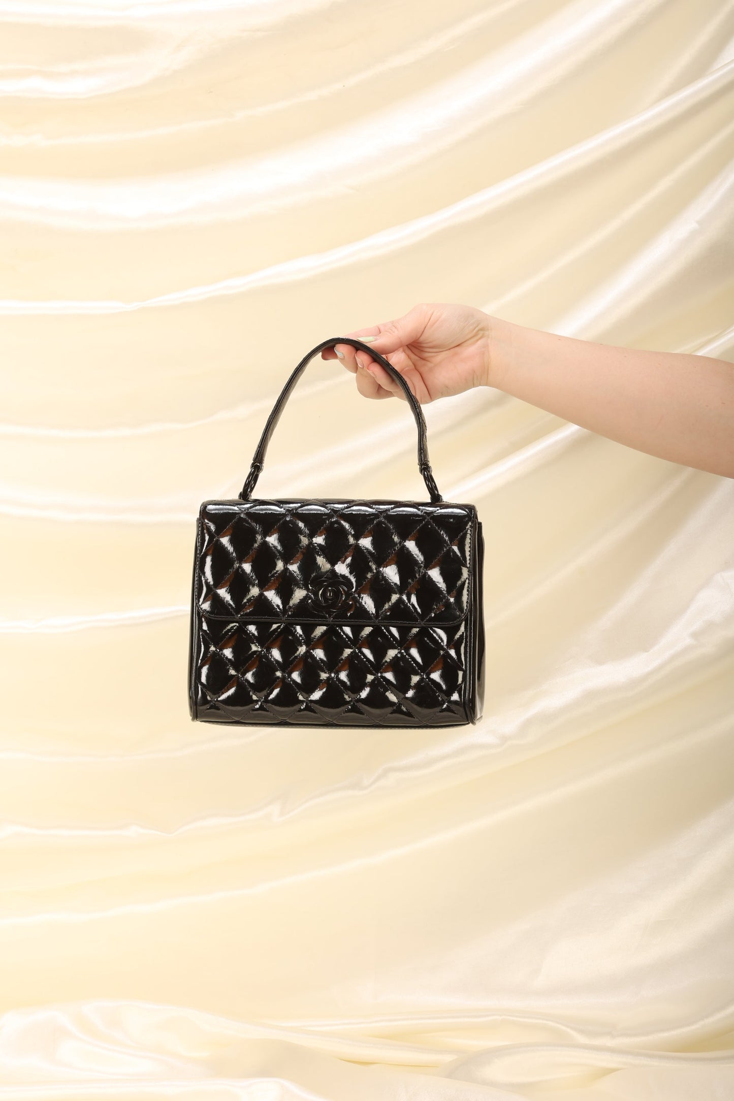 Chanel Patent Top Handle