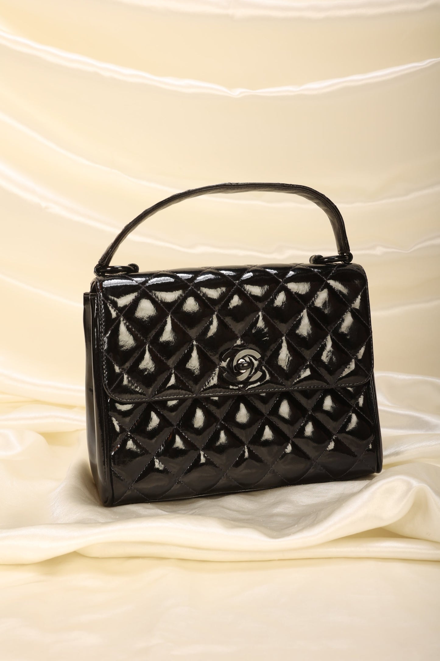 Chanel Patent Top Handle
