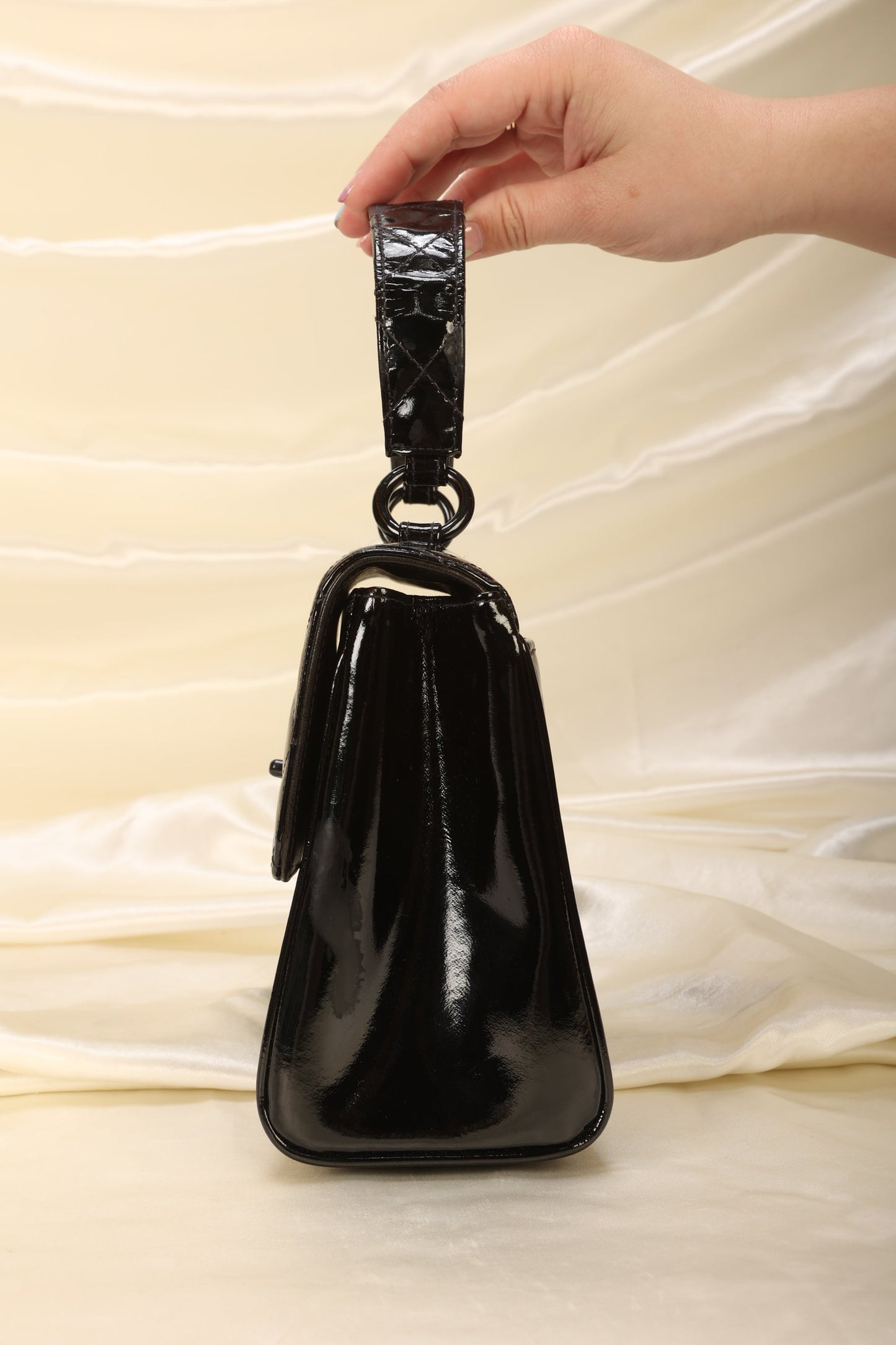 Chanel Patent Top Handle