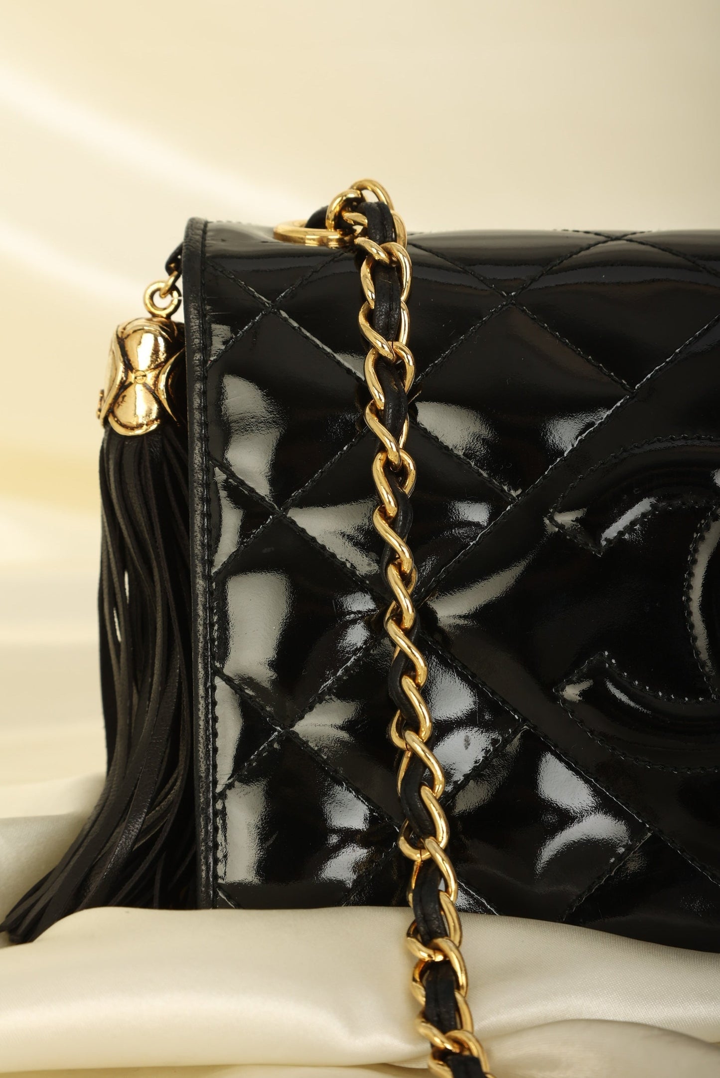 Chanel Patent Timeless Mini Full Flap