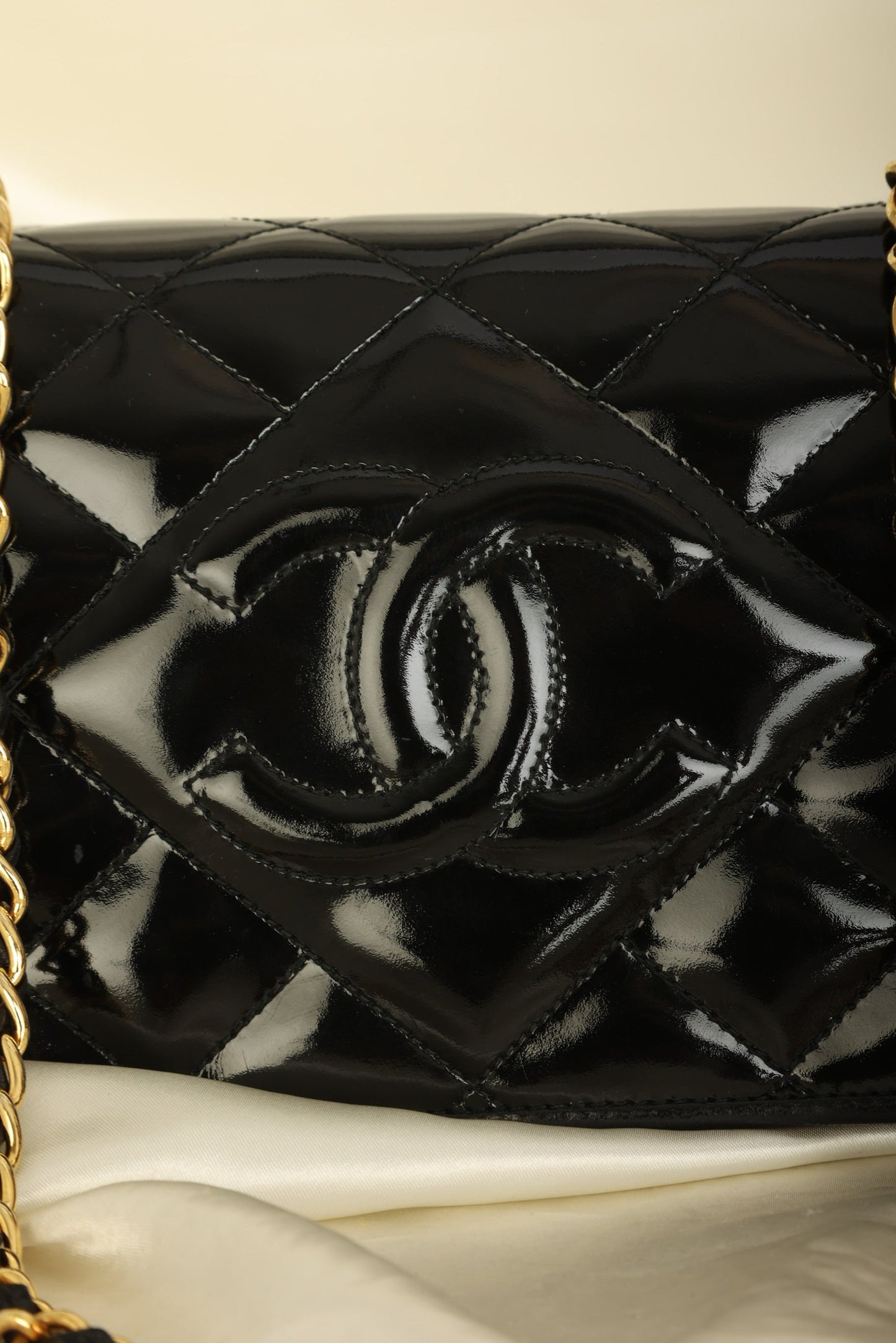 Chanel Patent Timeless Mini Full Flap