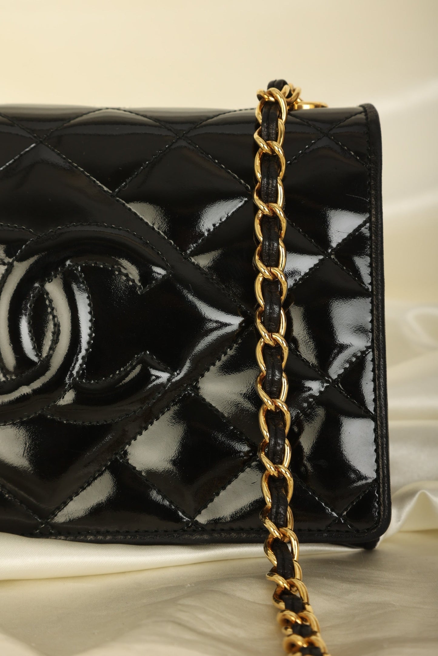 Chanel Patent Timeless Mini Full Flap