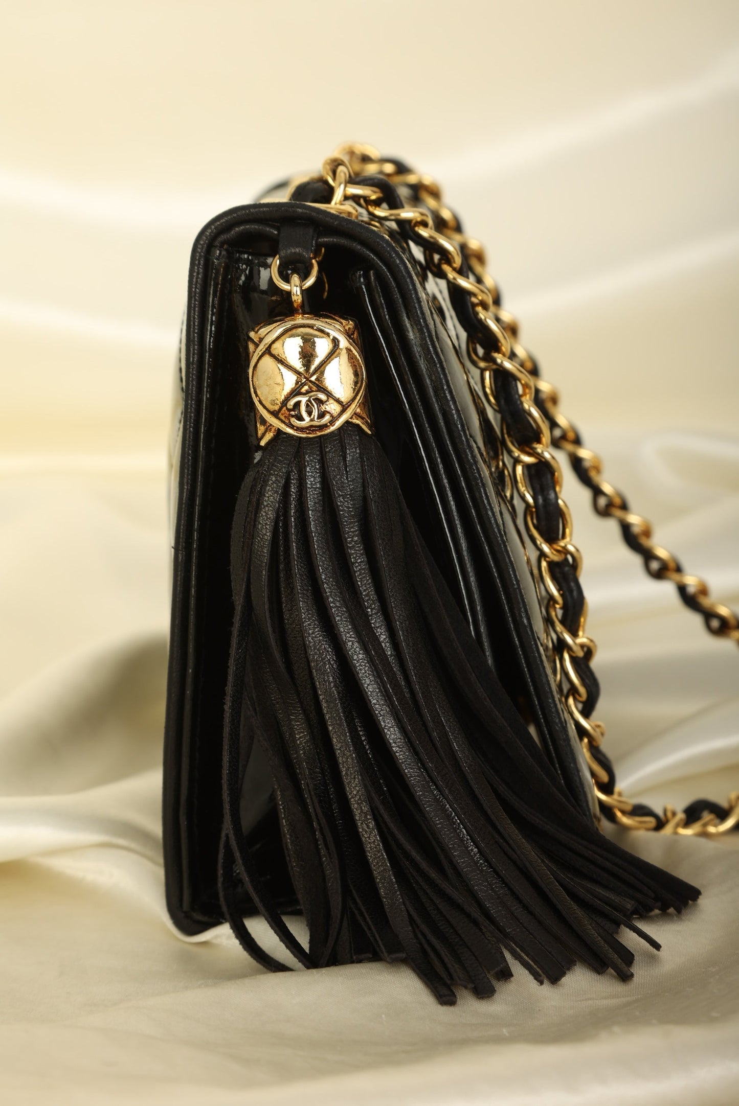 Chanel Patent Timeless Mini Full Flap