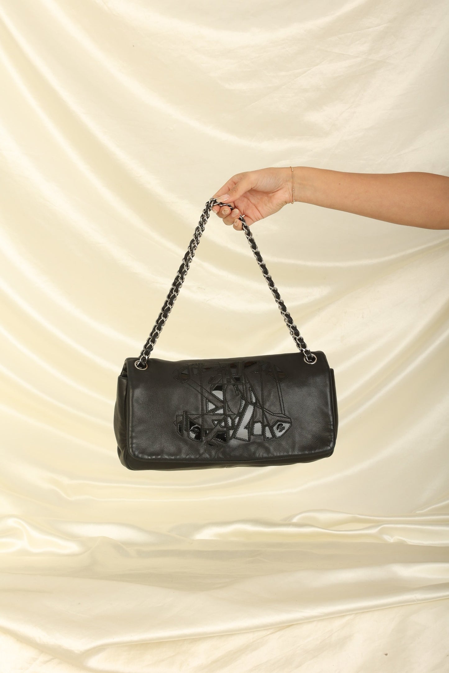 Chanel 2008 Lambskin Coco Mark Flap